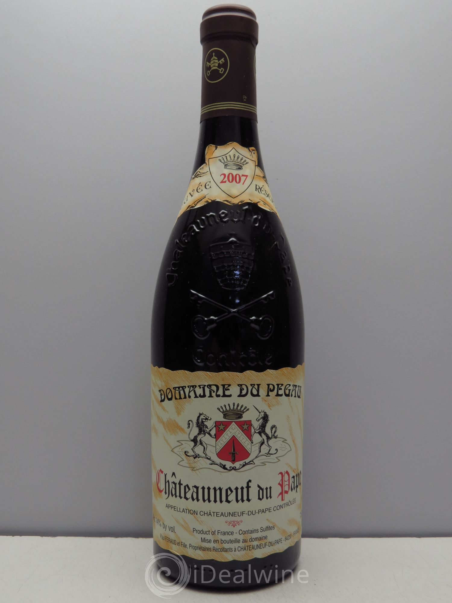 Châteauneuf-du-Pape Domaine du Pégau Cuvée Réservée Paul et Laurence Féraud (sans prix de réserve / no reserve) 2007 - Lotto di 1 bottiglia - 0