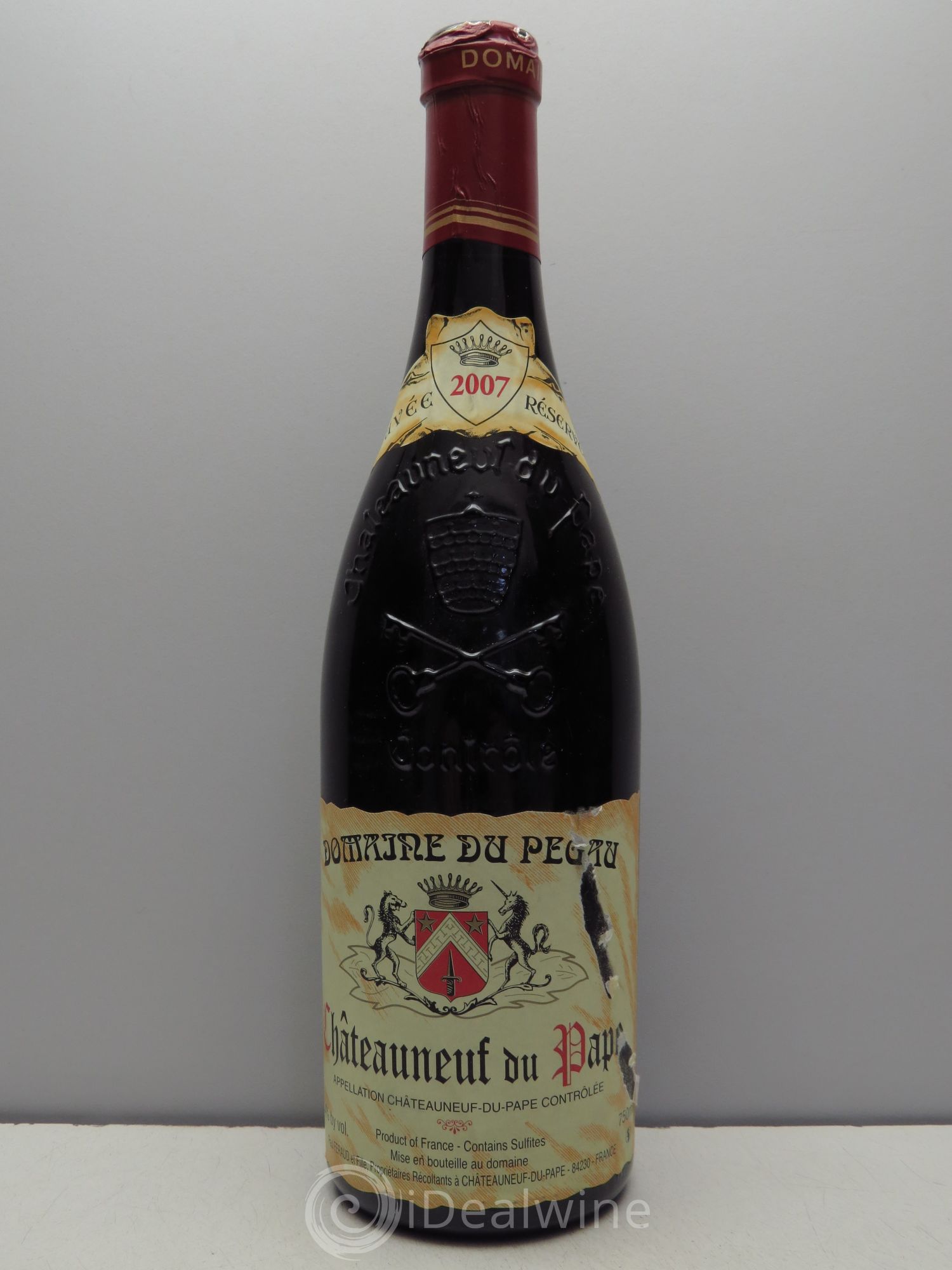 Châteauneuf-du-Pape Domaine du Pégau Cuvée Réservée Paul et Laurence Féraud (sans prix de réserve / no reserve) 2007 - Lotto di 1 bottiglia - 0