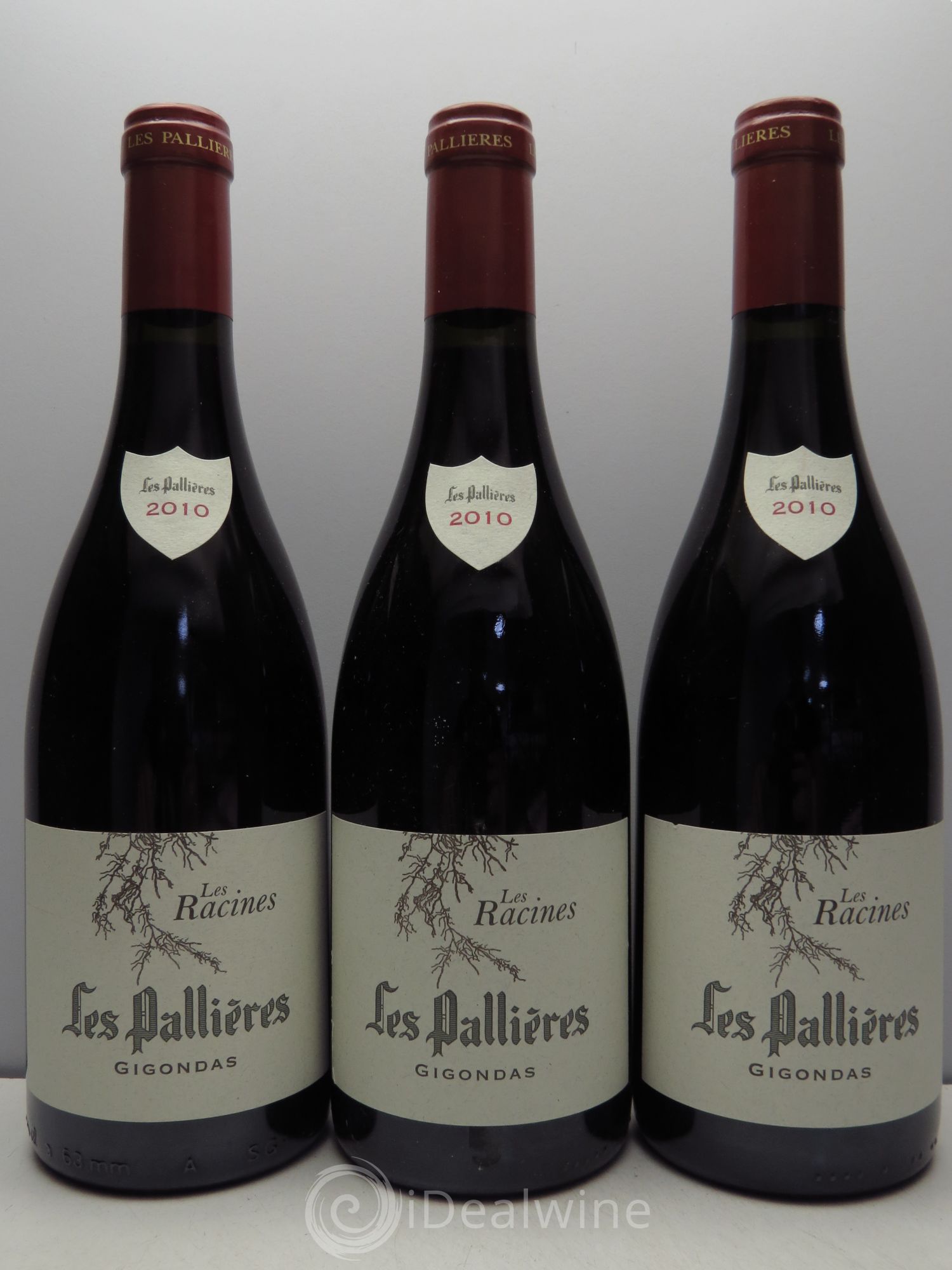 Gigondas les Racines (sans prix de réserve - no reserve) 2010 - Posten von 3 Flaschen - 0