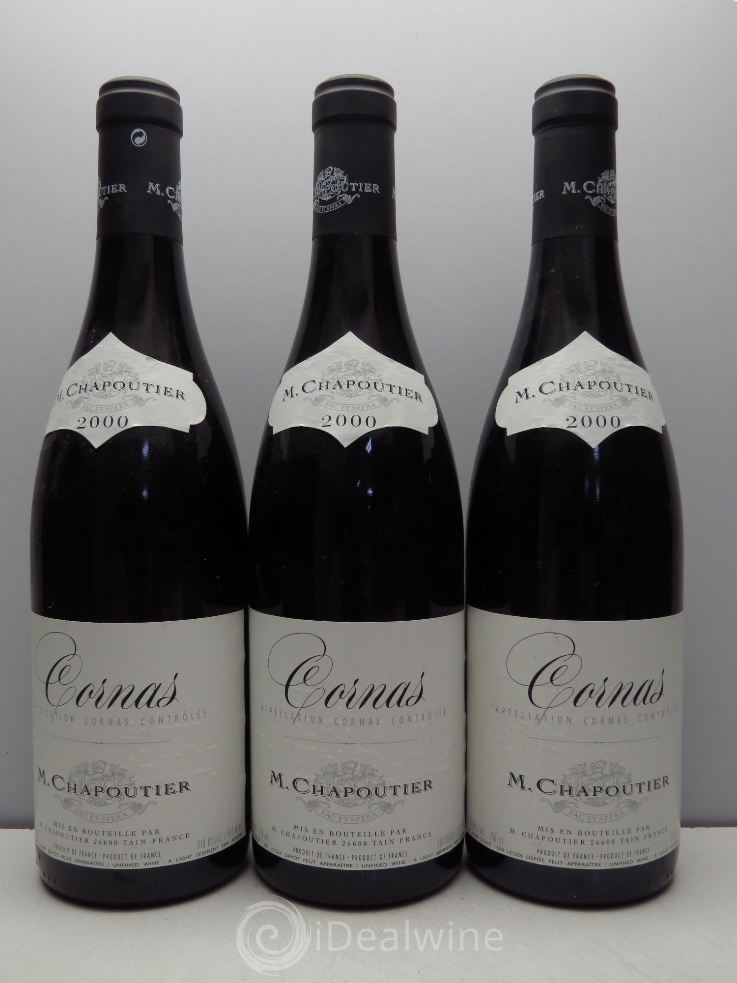 Cornas - 2000 - Posten von 3 Flaschen - 0