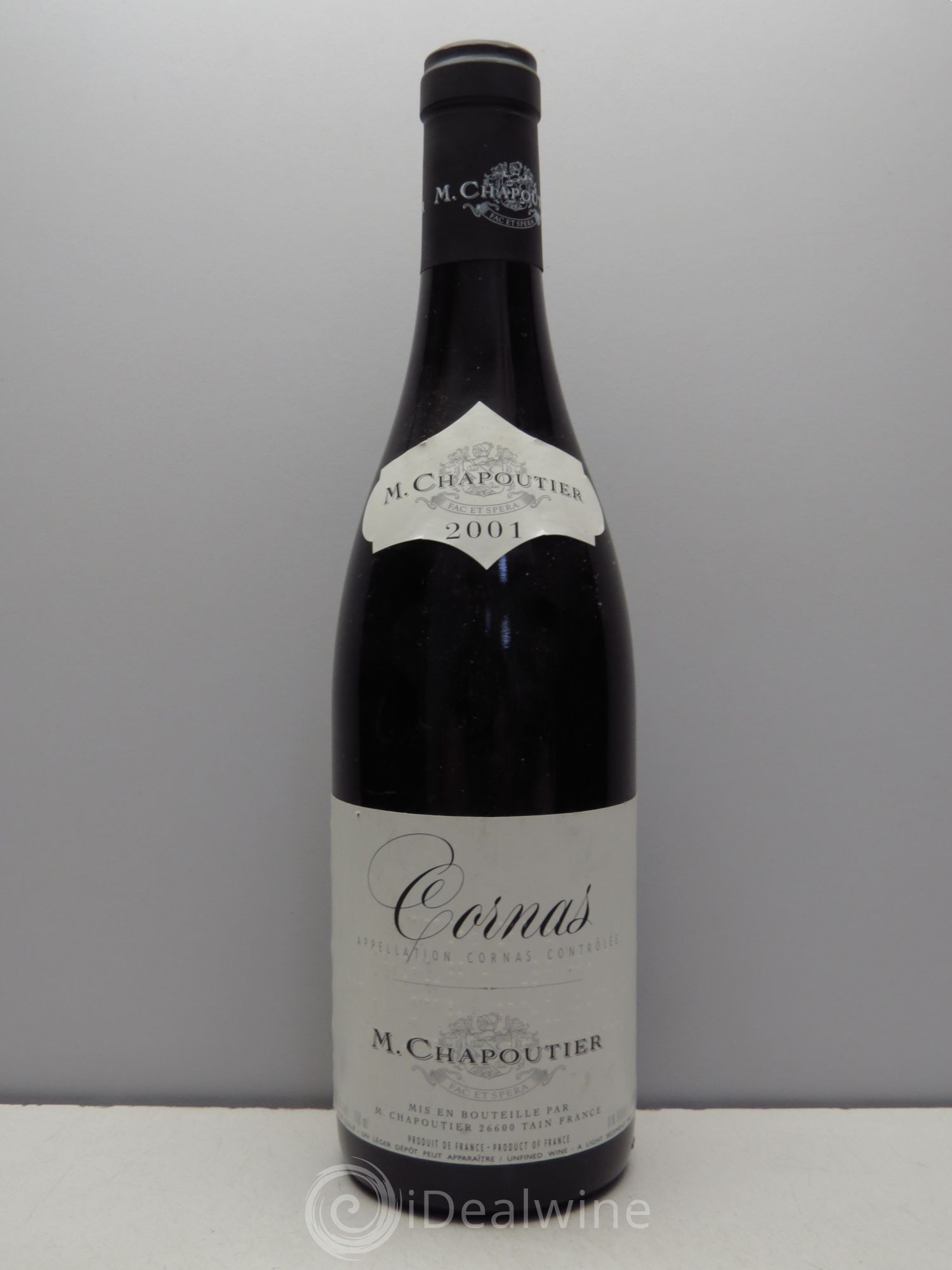 Cornas Chapoutier (sans prix de réserve - no reserve) 2001 - Posten von 1 Flasche - 0