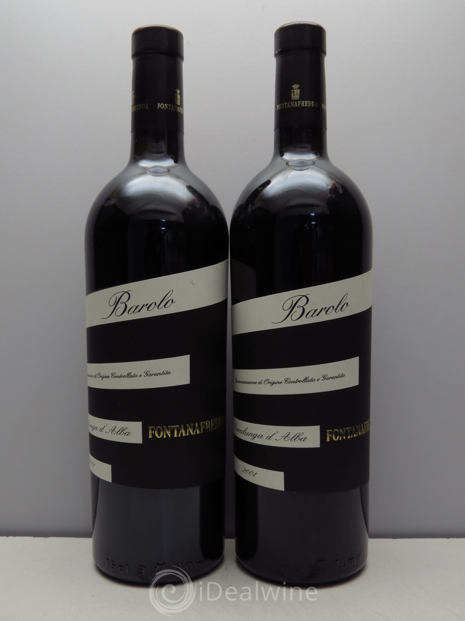 Barolo Fontana Fredda 2001 - Lot de 2 bouteilles - 0
