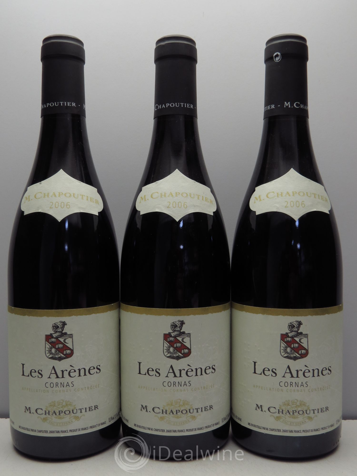 Cornas les Arènes (sans prix de réserve - no reserve) 2006 - Posten von 3 Flaschen - 0