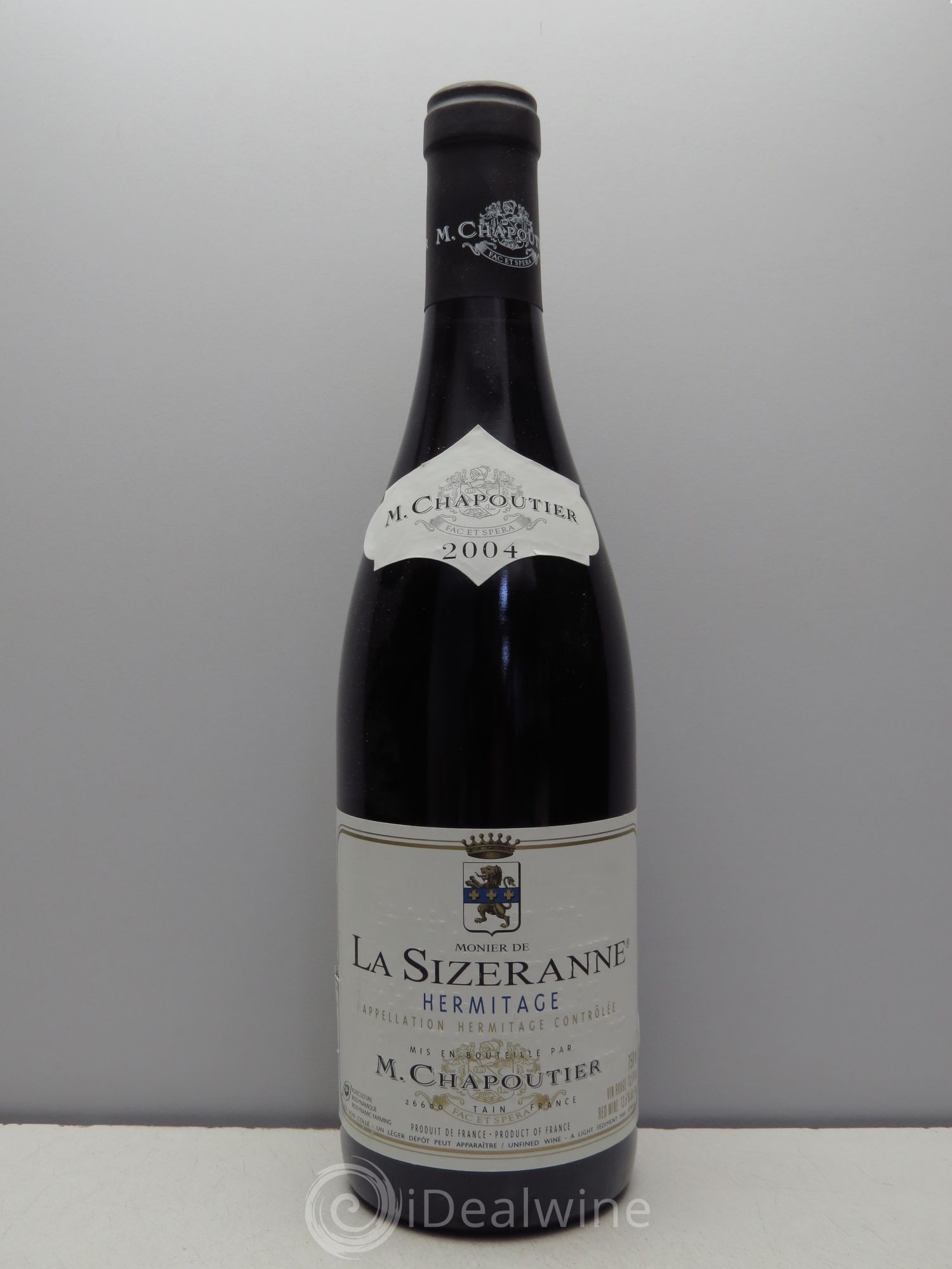 Hermitage Monier de La Sizeranne Chapoutier 2004 - Lot de 6 bouteilles - 0