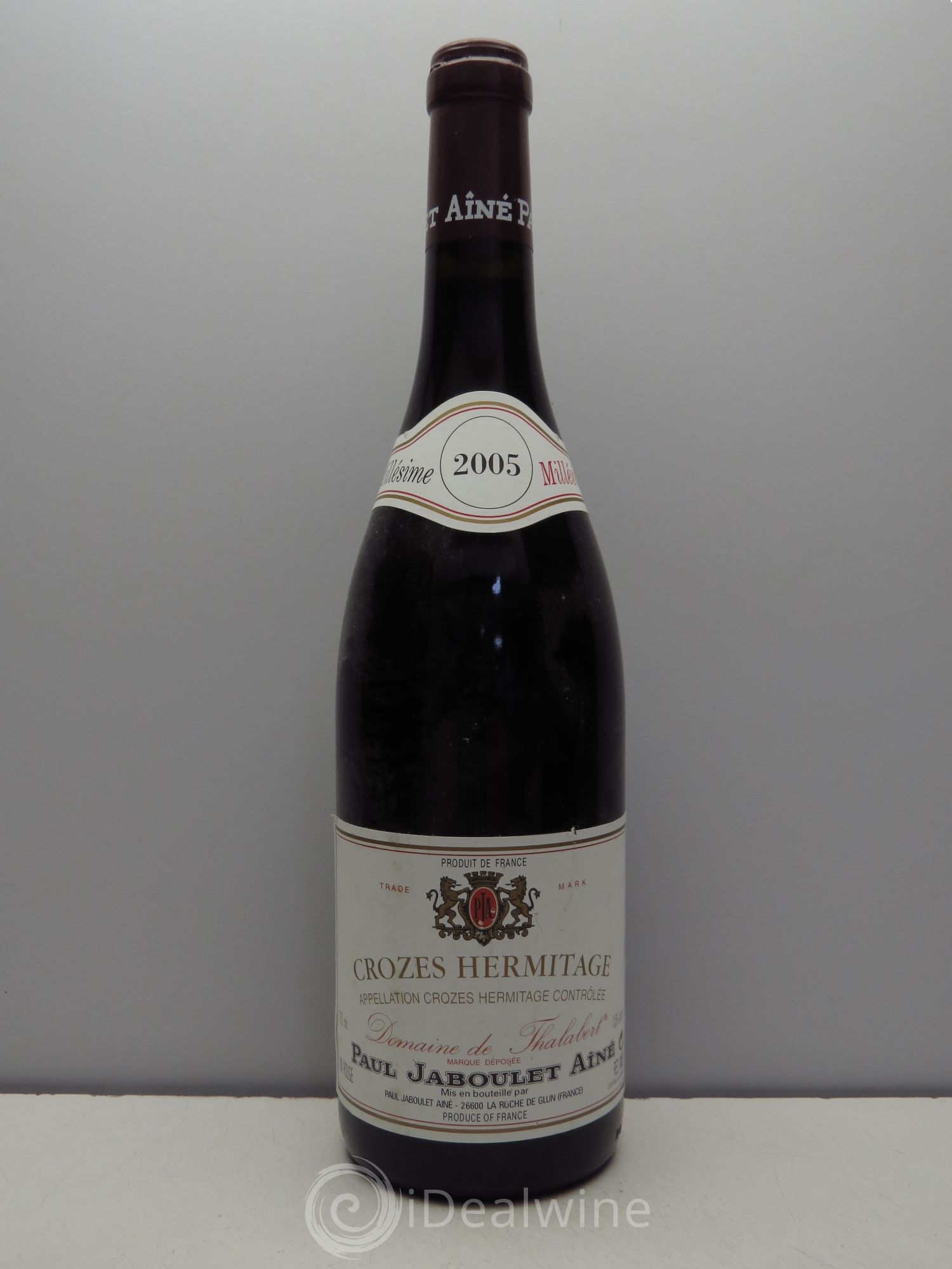 Crozes-Hermitage Domaine de Thalabert Paul Jaboulet Ainé 2005 - Lot de 6 bouteilles - 0