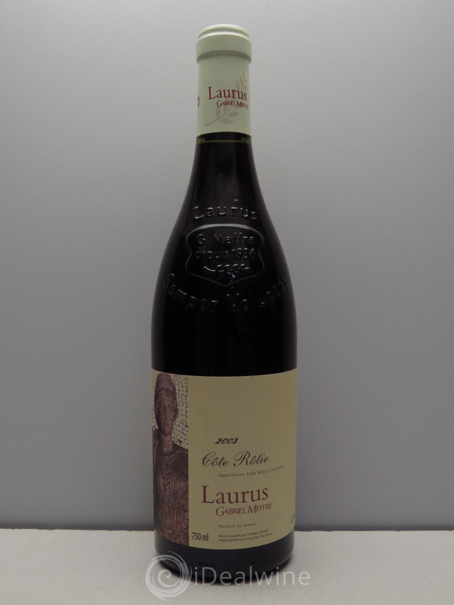 Côte-Rôtie G.Meffre Laurius (sans prix de réserve - no reserve) 2003 - Posten von 1 Flasche - 0