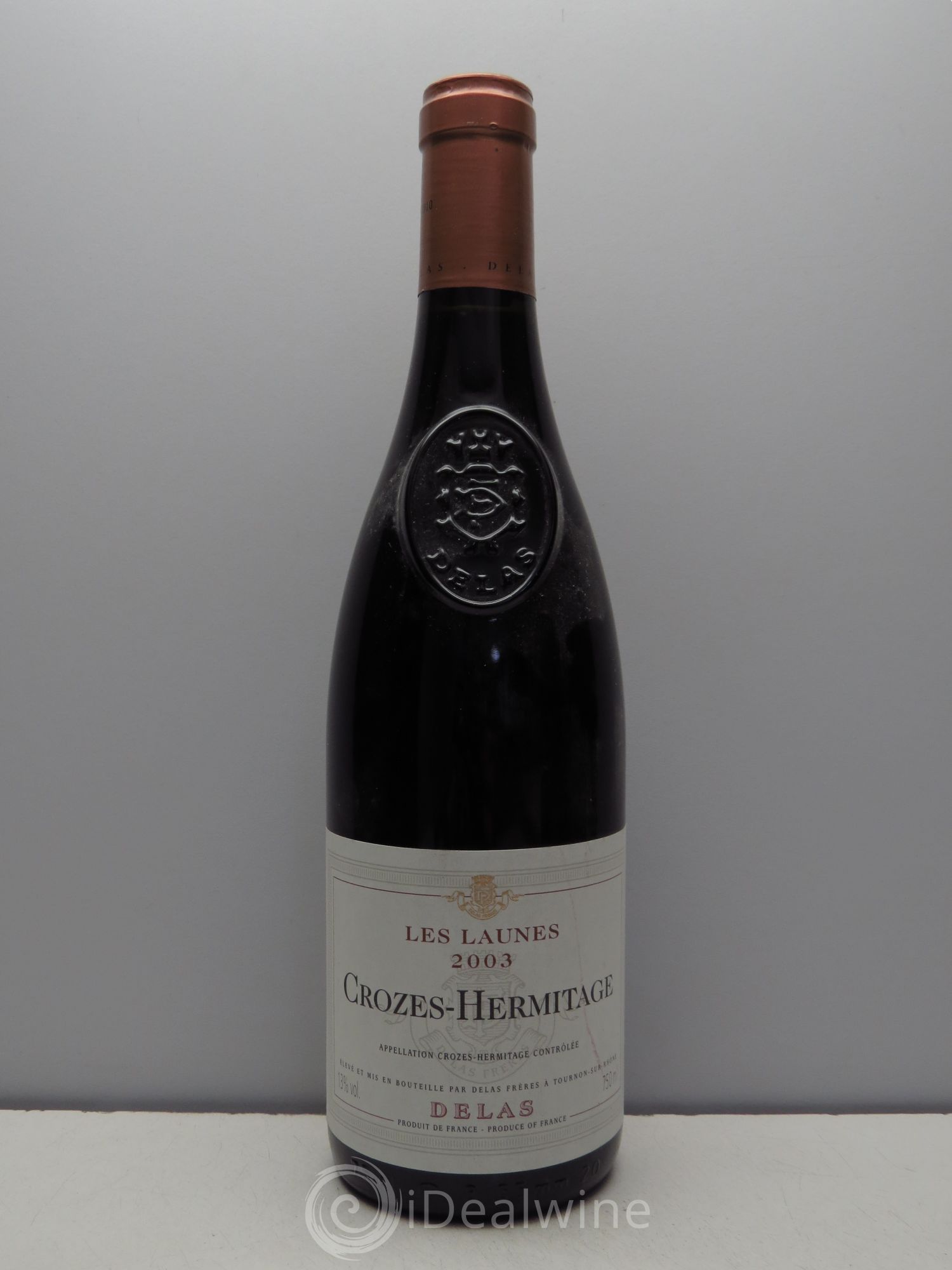 Crozes-Hermitage les Launes Delas (sans prix de réserve / no reserve) 2003 - Posten von 1 Flasche - 0