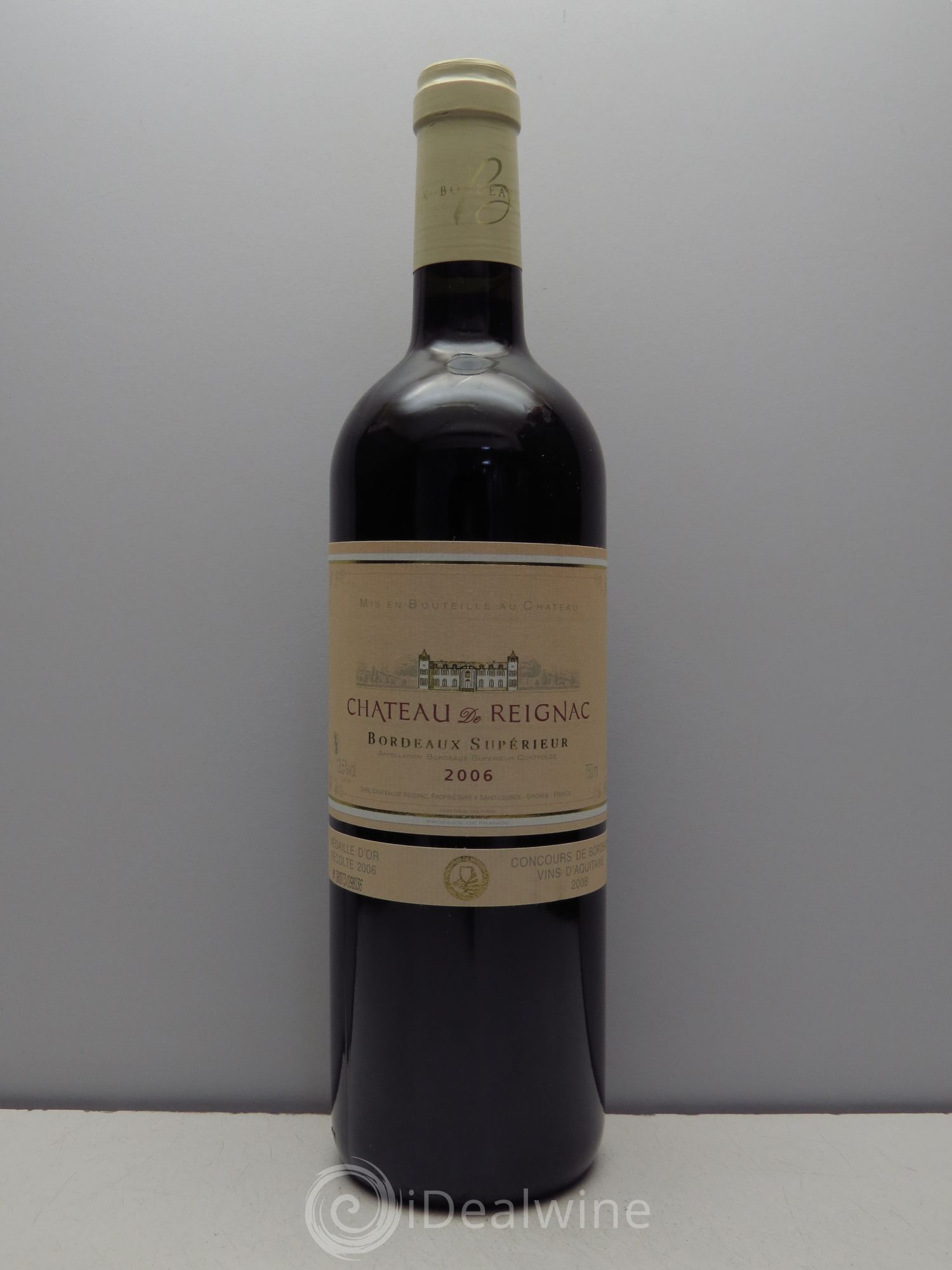 Château de Reignac Second Vin (sans prix de réserve - no reserve) 2006 - Posten von 1 Flasche - 0