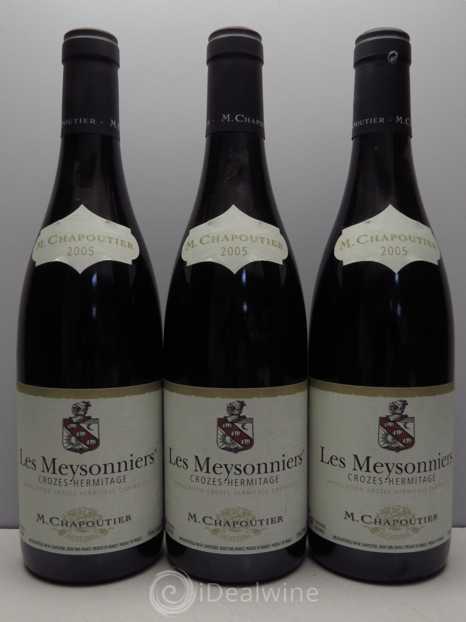 Crozes-Hermitage les Meysonniers (sans prix de réserve / no reserve) 2005 - Posten von 3 Flaschen - 0