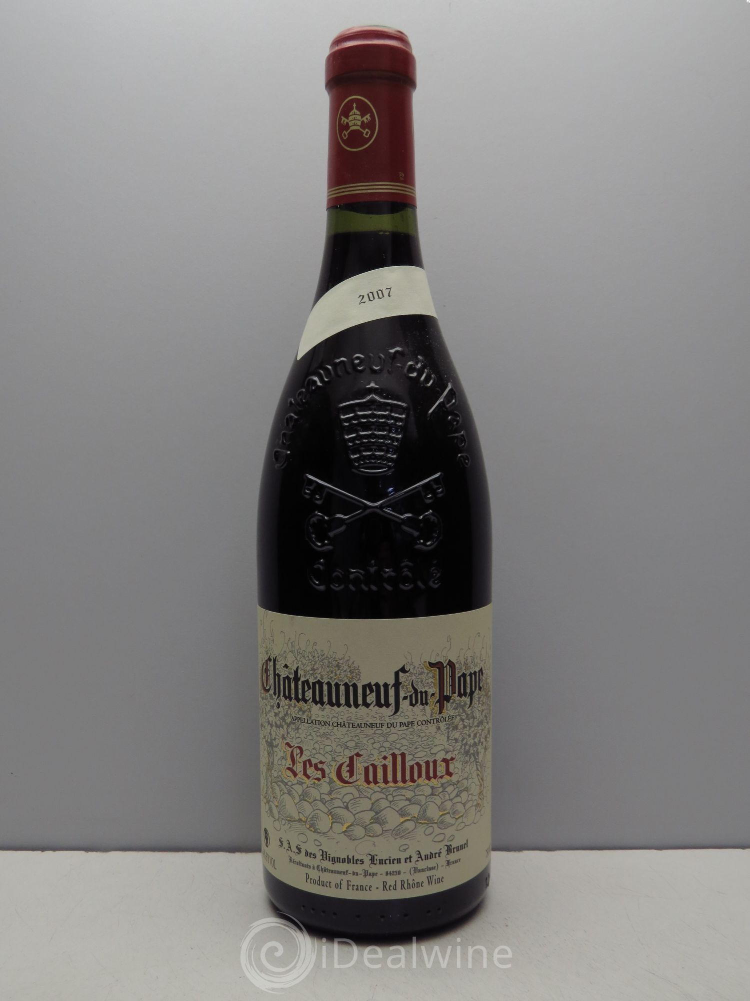 Châteauneuf-du-Pape Les Cailloux André Brunel 2007 - Lot de 6 bouteilles - 0