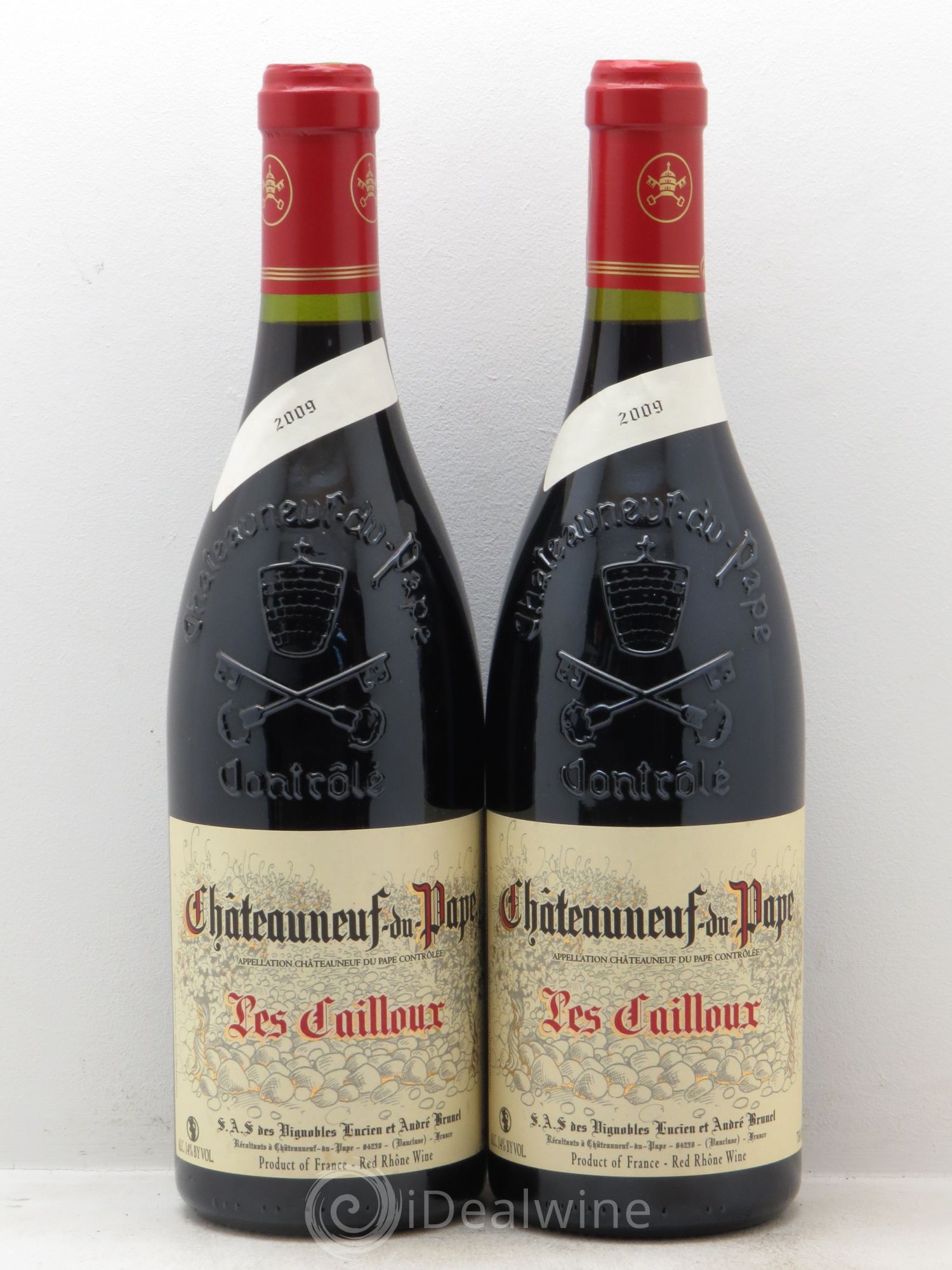 Châteauneuf-du-Pape Les Cailloux André Brunel 2009 - Lot de 2 bouteilles - 0