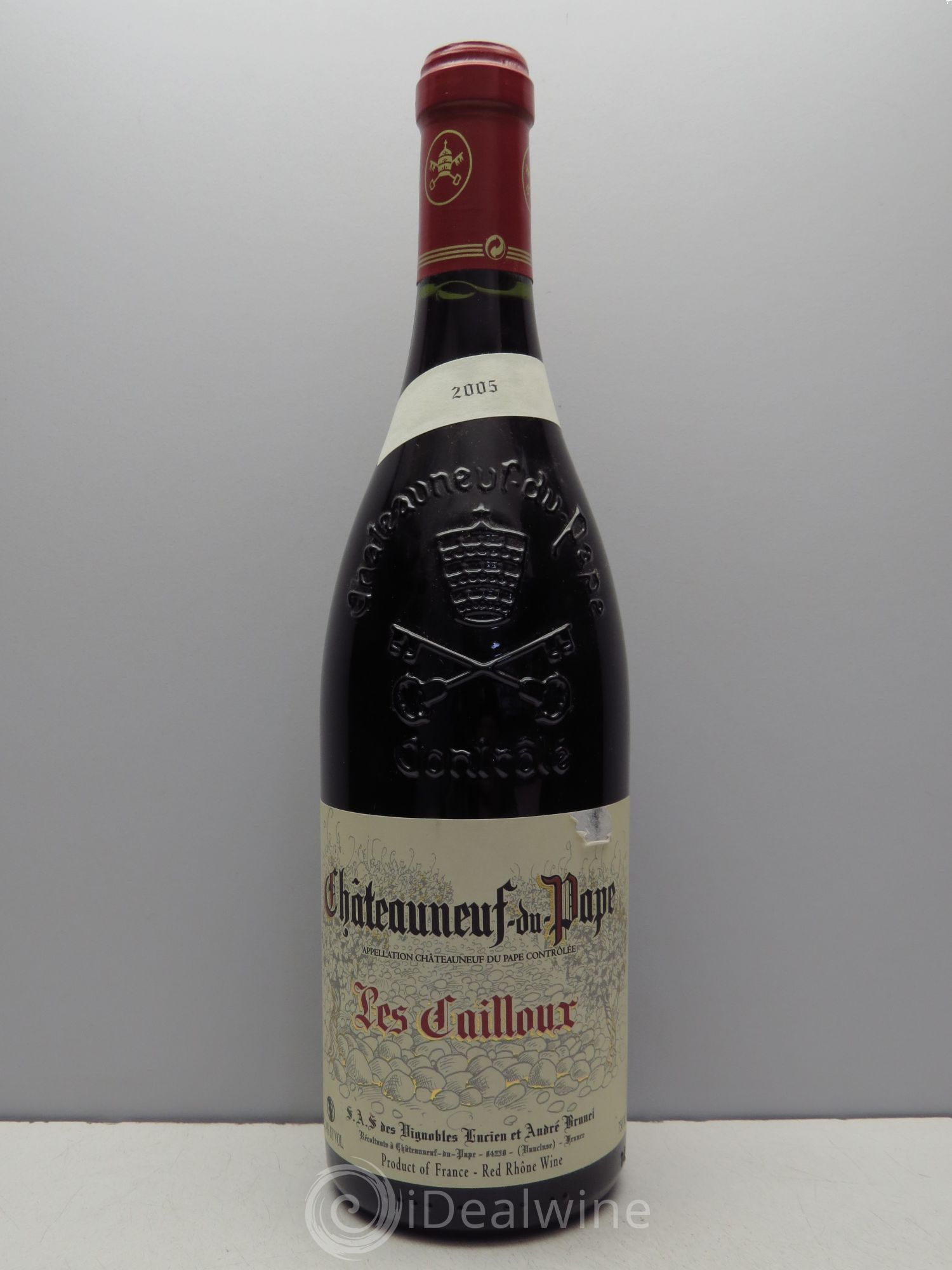 Châteauneuf-du-Pape Les Cailloux André Brunel 2005 - Lot de 6 bouteilles - 0