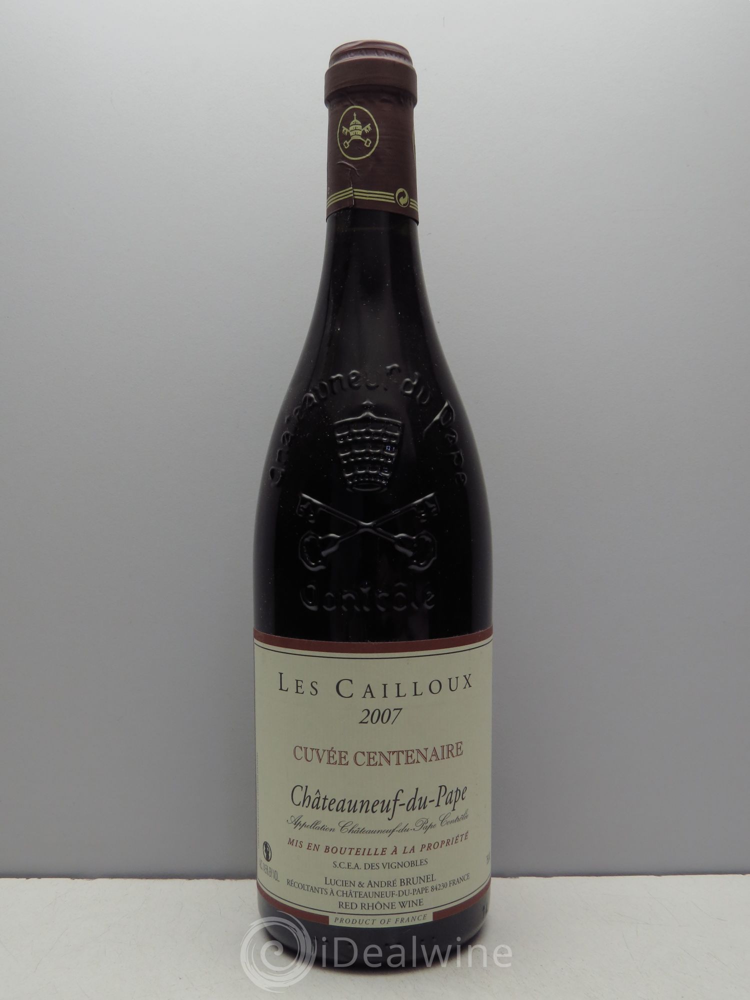 Châteauneuf-du-Pape Les Cailloux Cuvée Centenaire André Brunel 2007 - Lot de 1 bouteille - 0