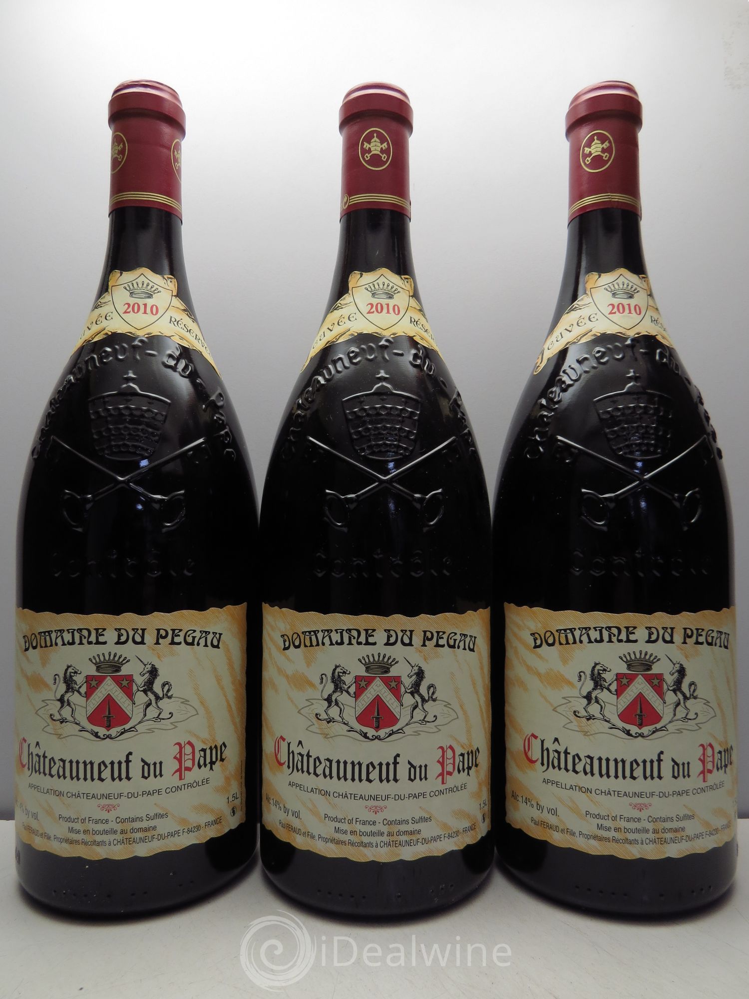 Châteauneuf-du-Pape Domaine du Pégau Cuvée Réservée Paul et Laurence Féraud 2010 - Lot de 3 magnums - 0