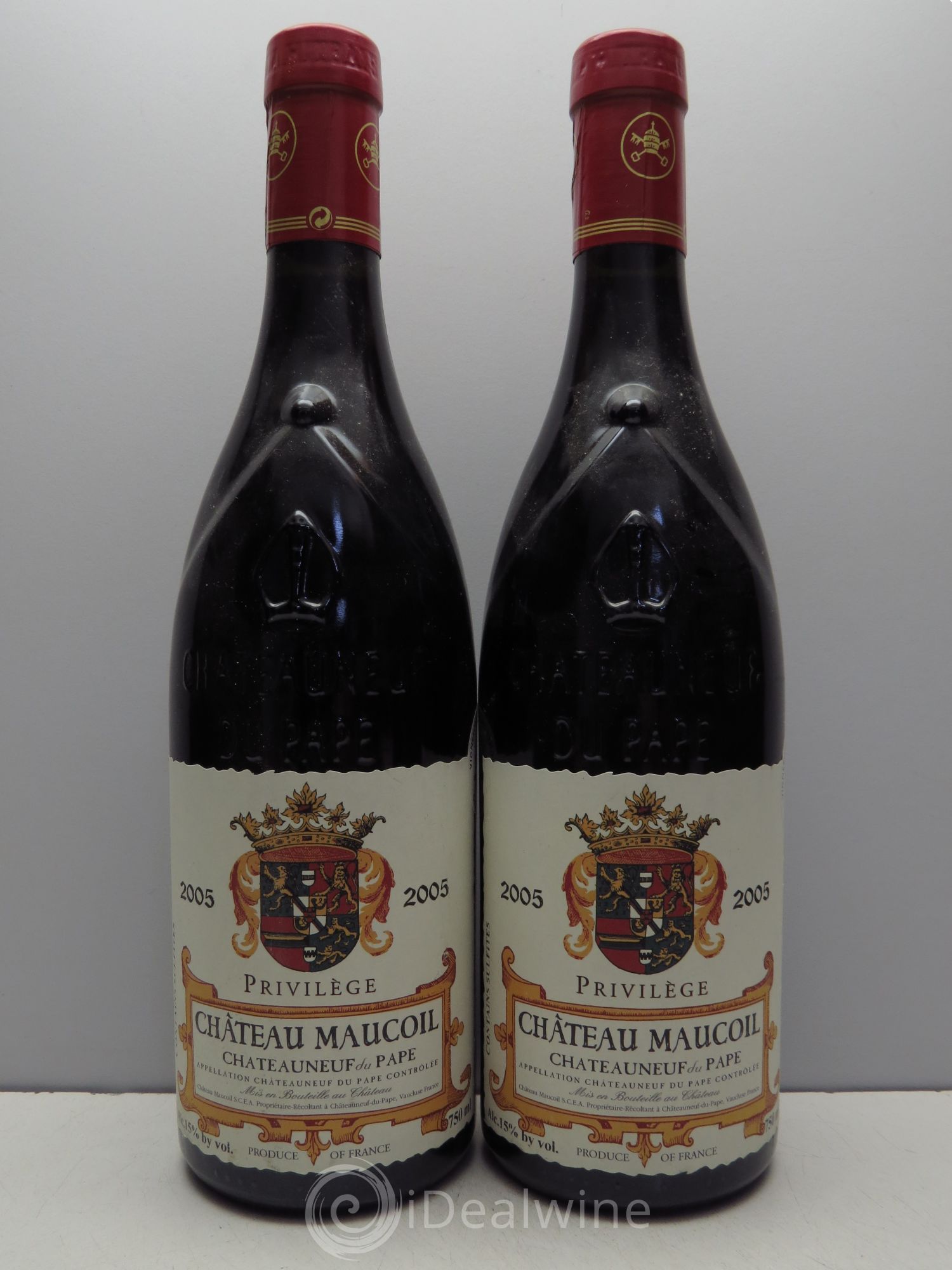 Châteauneuf-du-Pape Privilège (sans prix de réserve / no reserve) 2005 - Posten von 2 Flaschen - 0