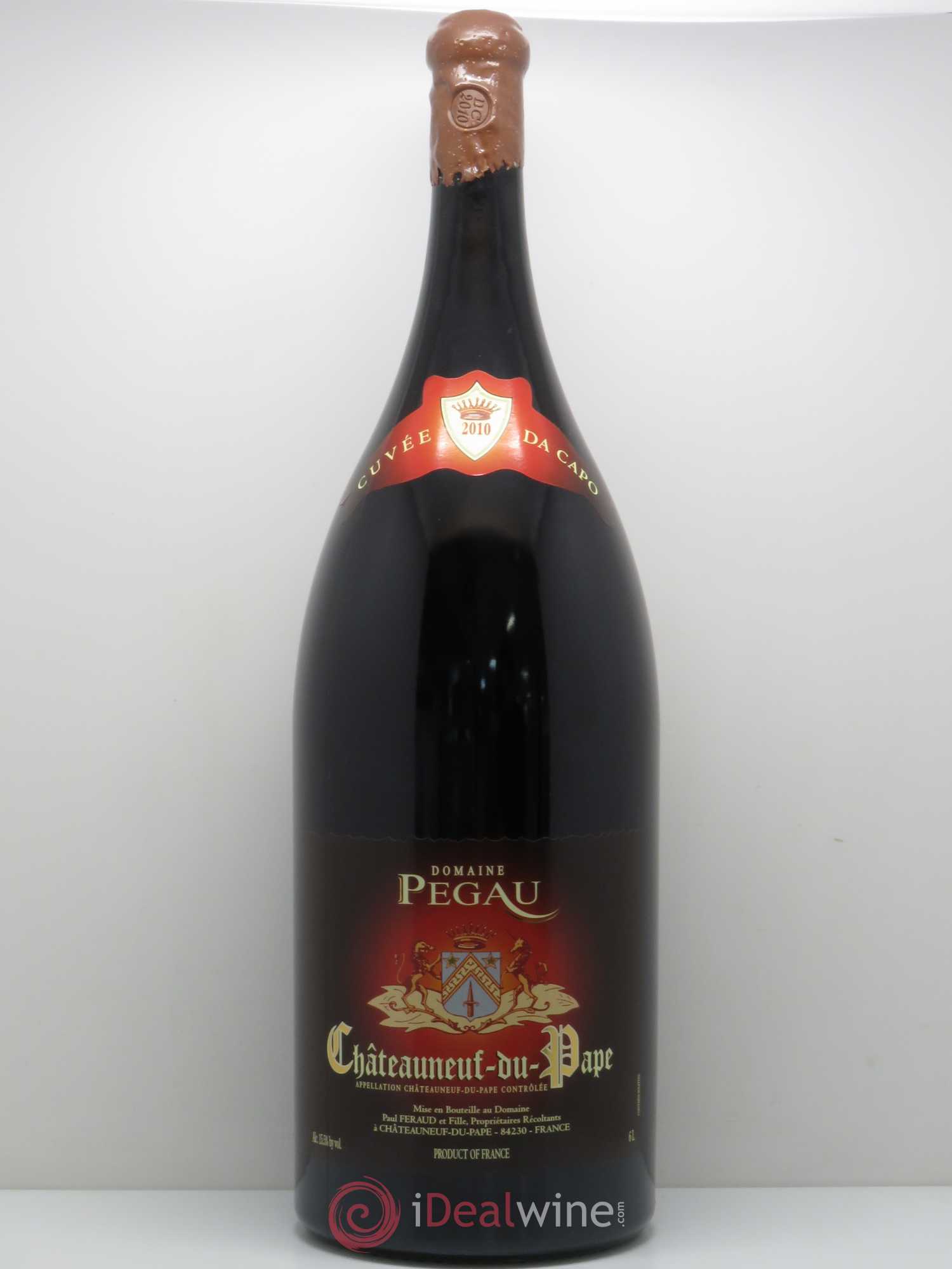Châteauneuf-du-Pape Domaine du Pégau Cuvée Da Capo Paul et Laurence Féraud 2010 - Lot de 1 mathusalem - 0