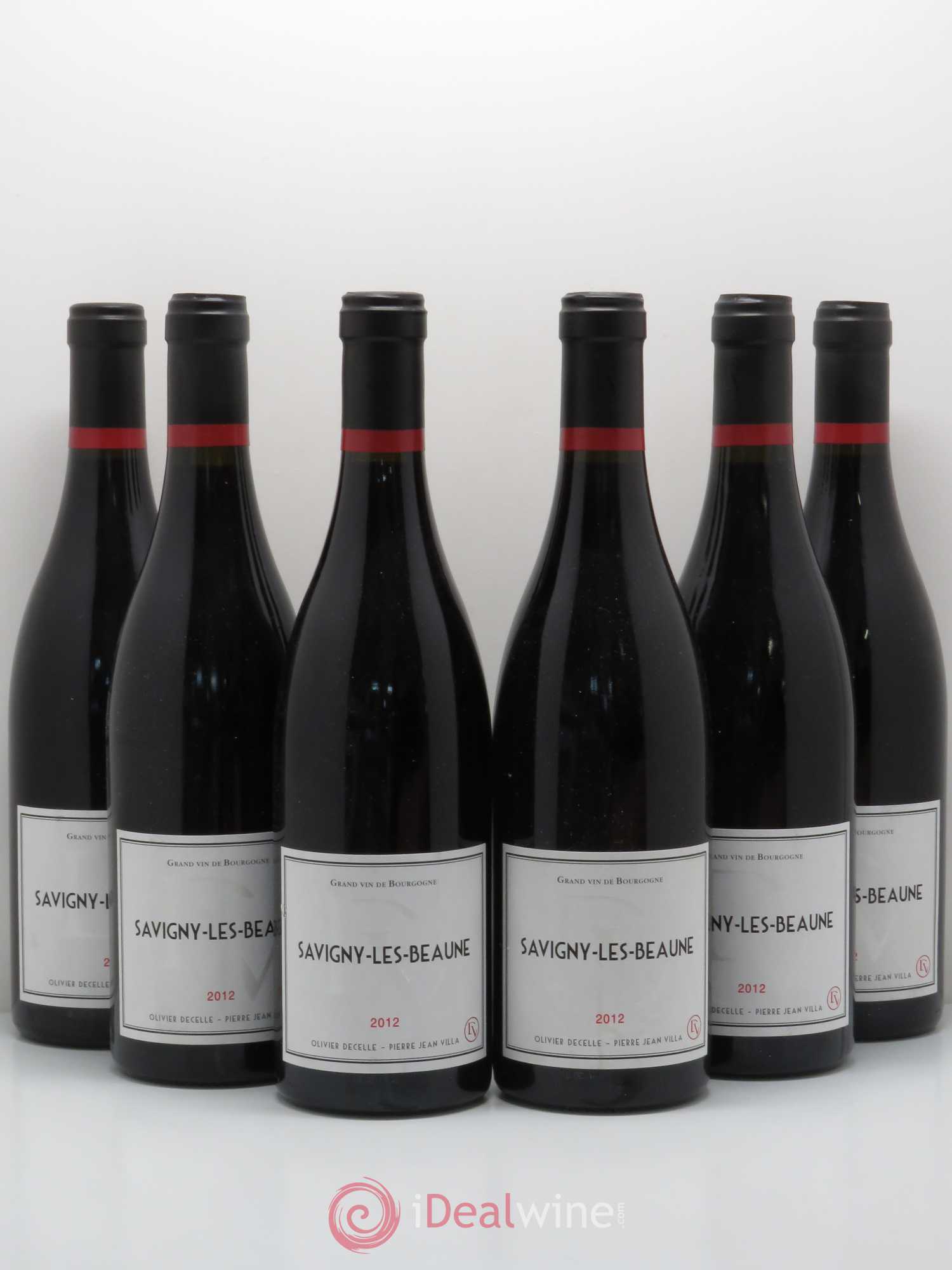 Savigny-lès-Beaune Decelle Villa 2012 - Lot de 6 bouteilles - 0