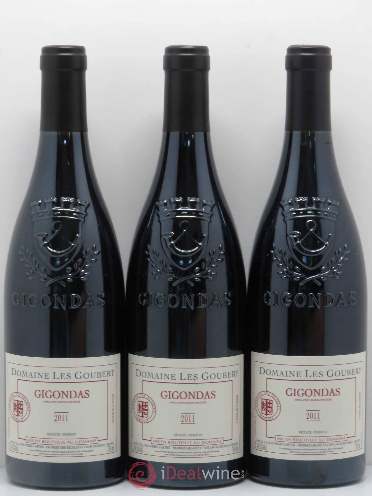 Gigondas Domaine Les Goubert 2011 - Posten von 3 Flaschen - 0