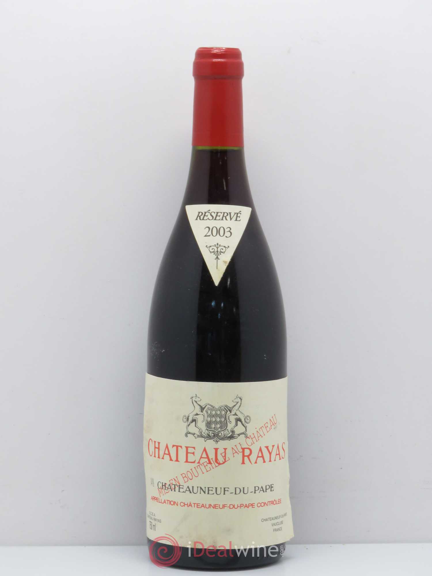 Châteauneuf-du-Pape Château Rayas Emmanuel Reynaud 2003 - Lot de 1 bouteille - 0
