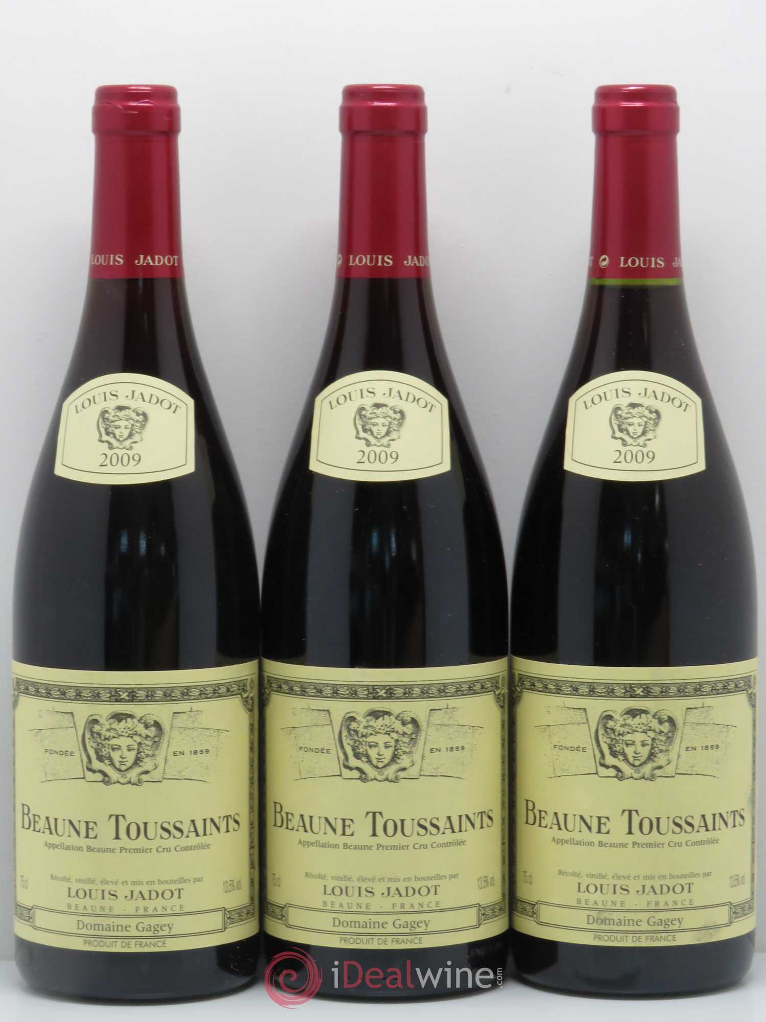 Beaune 1er Cru Louis Jadot Toussaints 2009 - Posten von 6 Flaschen - 2