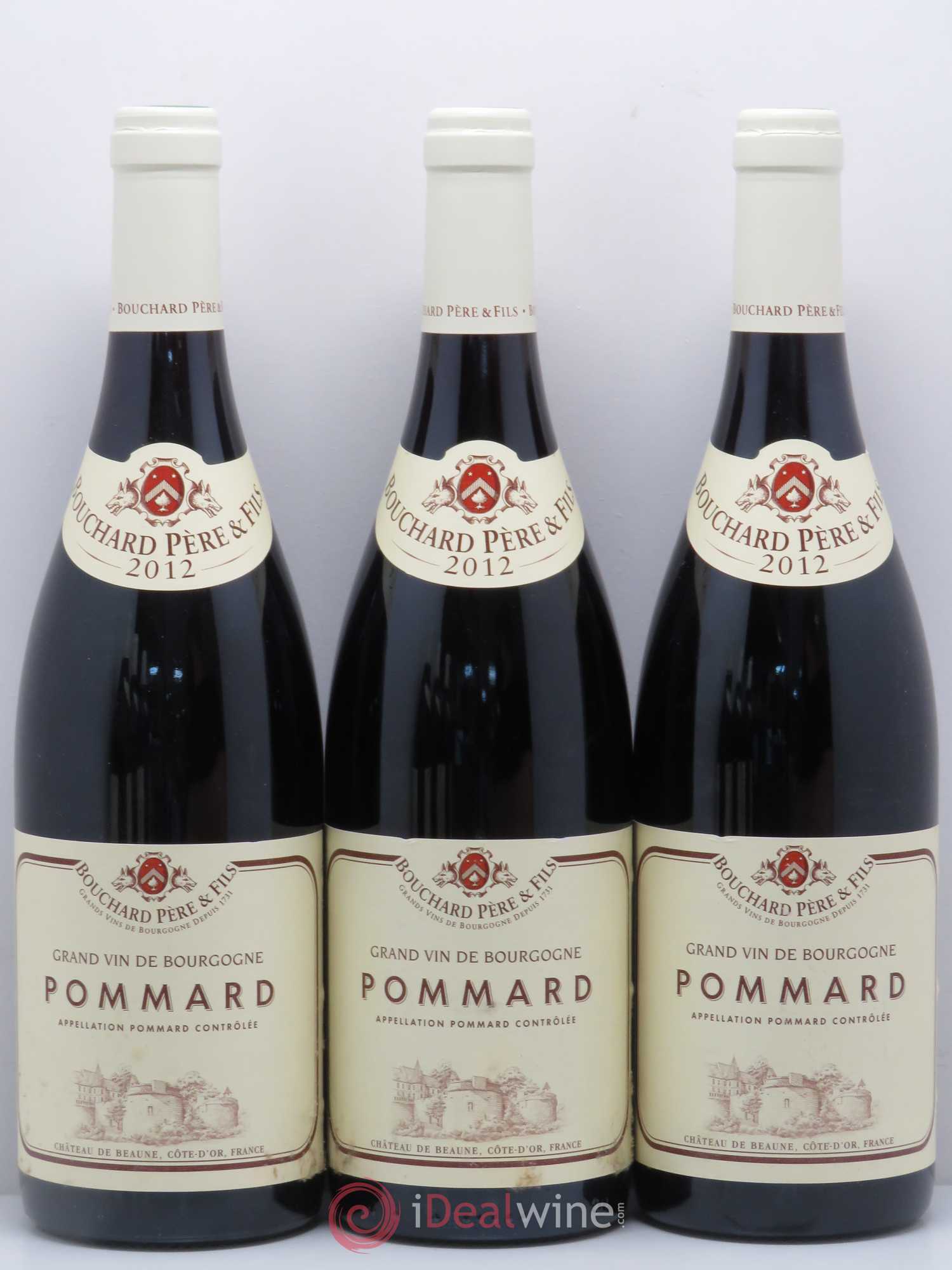 Pommard Bouchard 2012 - Lot de 6 bouteilles - 1