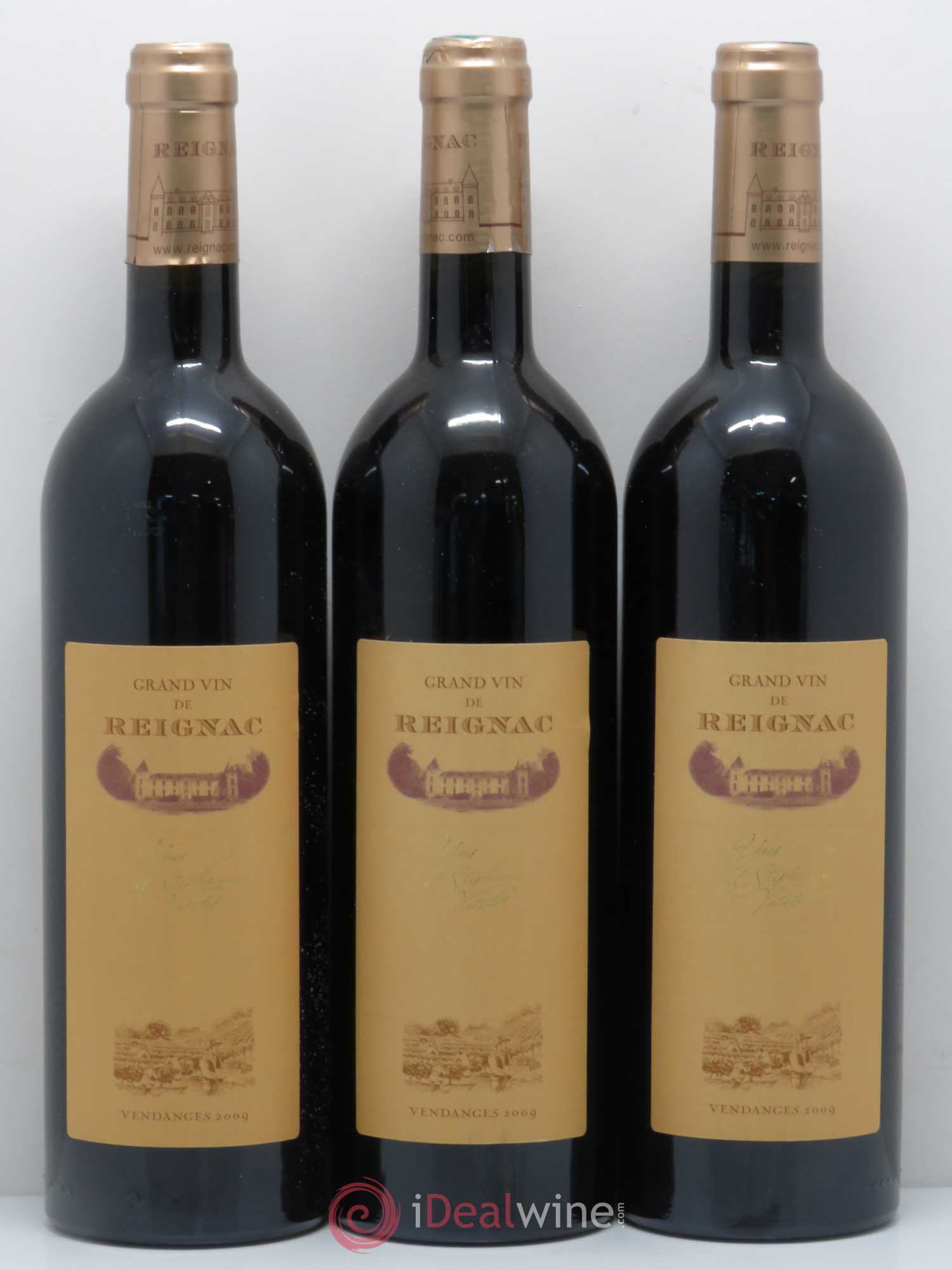 Grand vin de Reignac 2009 - Lot de 3 bouteilles - 0