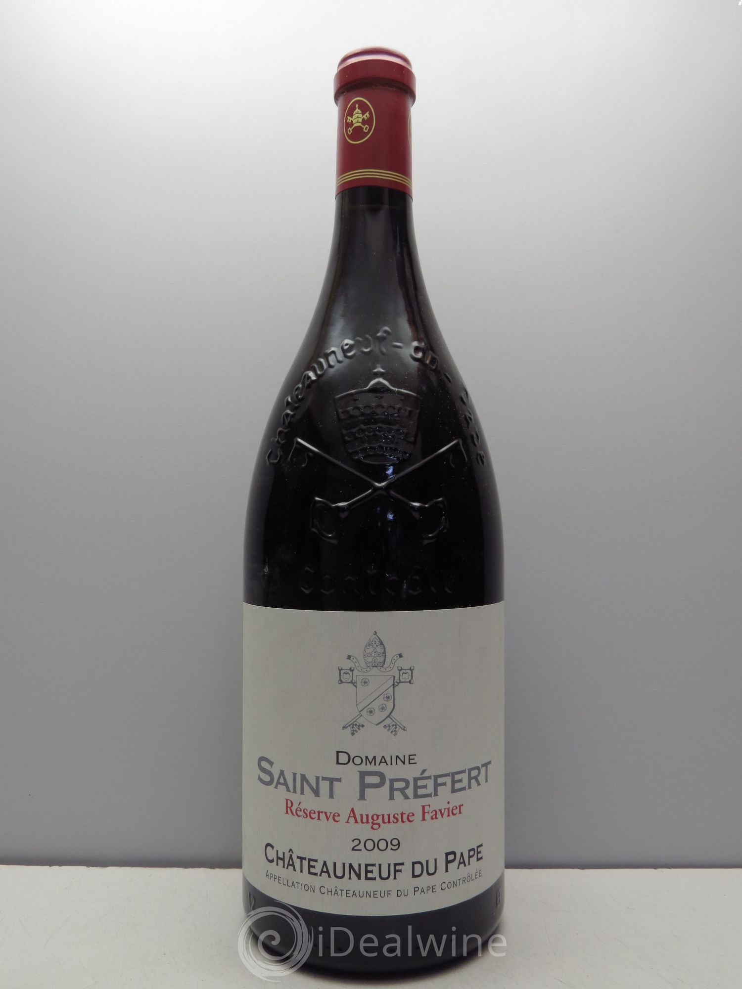 Châteauneuf-du-Pape Réserve Auguste Favier Domaine Saint-Préfert (sans prix de réserve - no reserve) 2009 - Posten von 1 Magnum - 0
