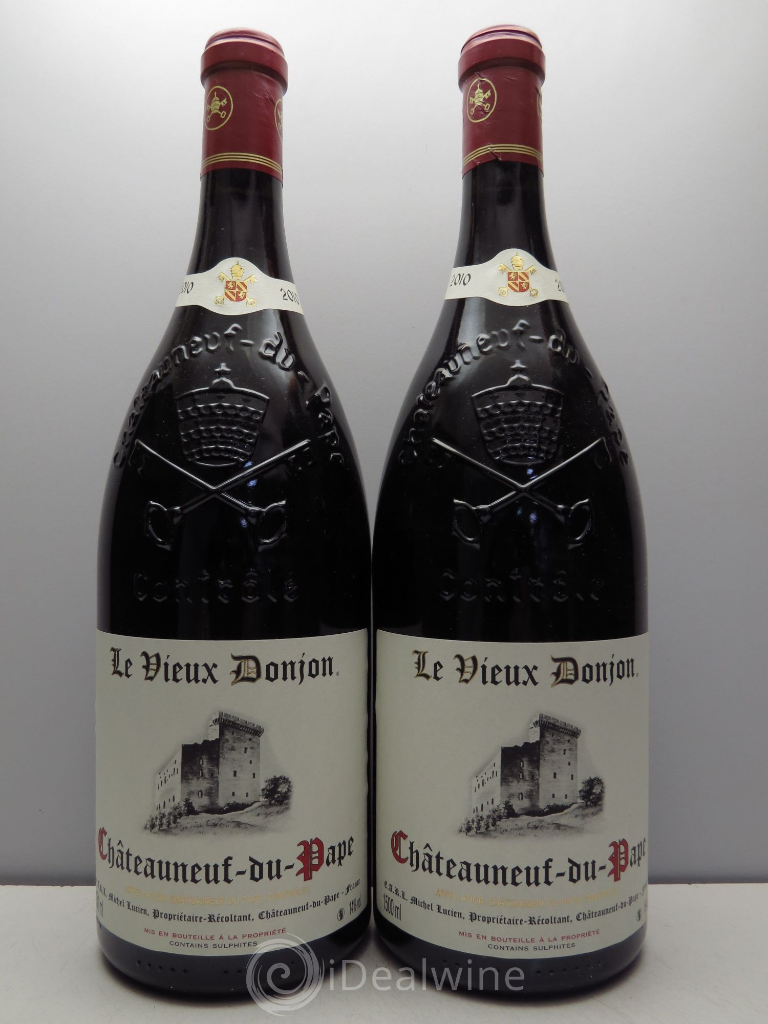 Châteauneuf-du-Pape (sans prix de réserve - no reserve) 2010 - Posten von 2 Magnum - 0