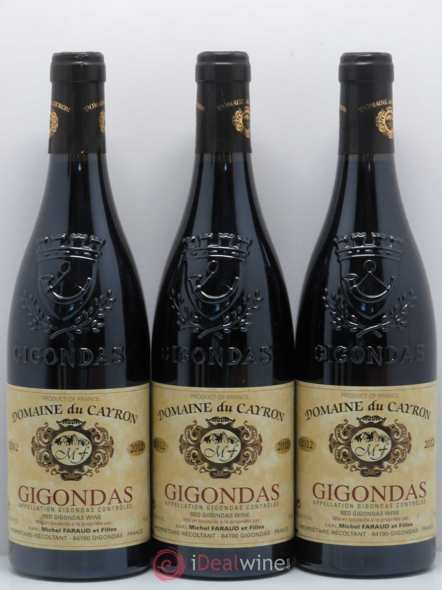 Gigondas Domaine Du Cayron 2012 - Lot de 6 bouteilles - 1