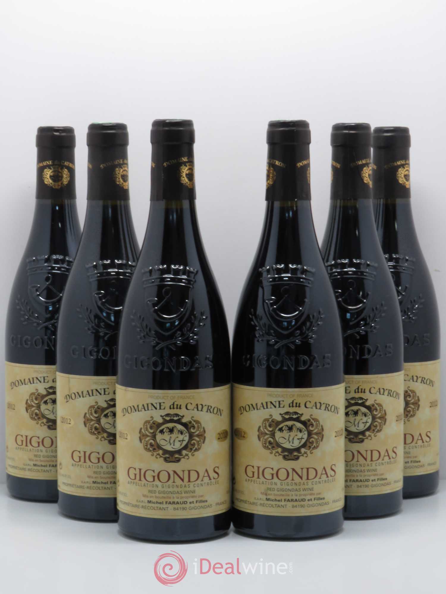 Gigondas Domaine Du Cayron 2012 - Lot de 6 bouteilles - 0