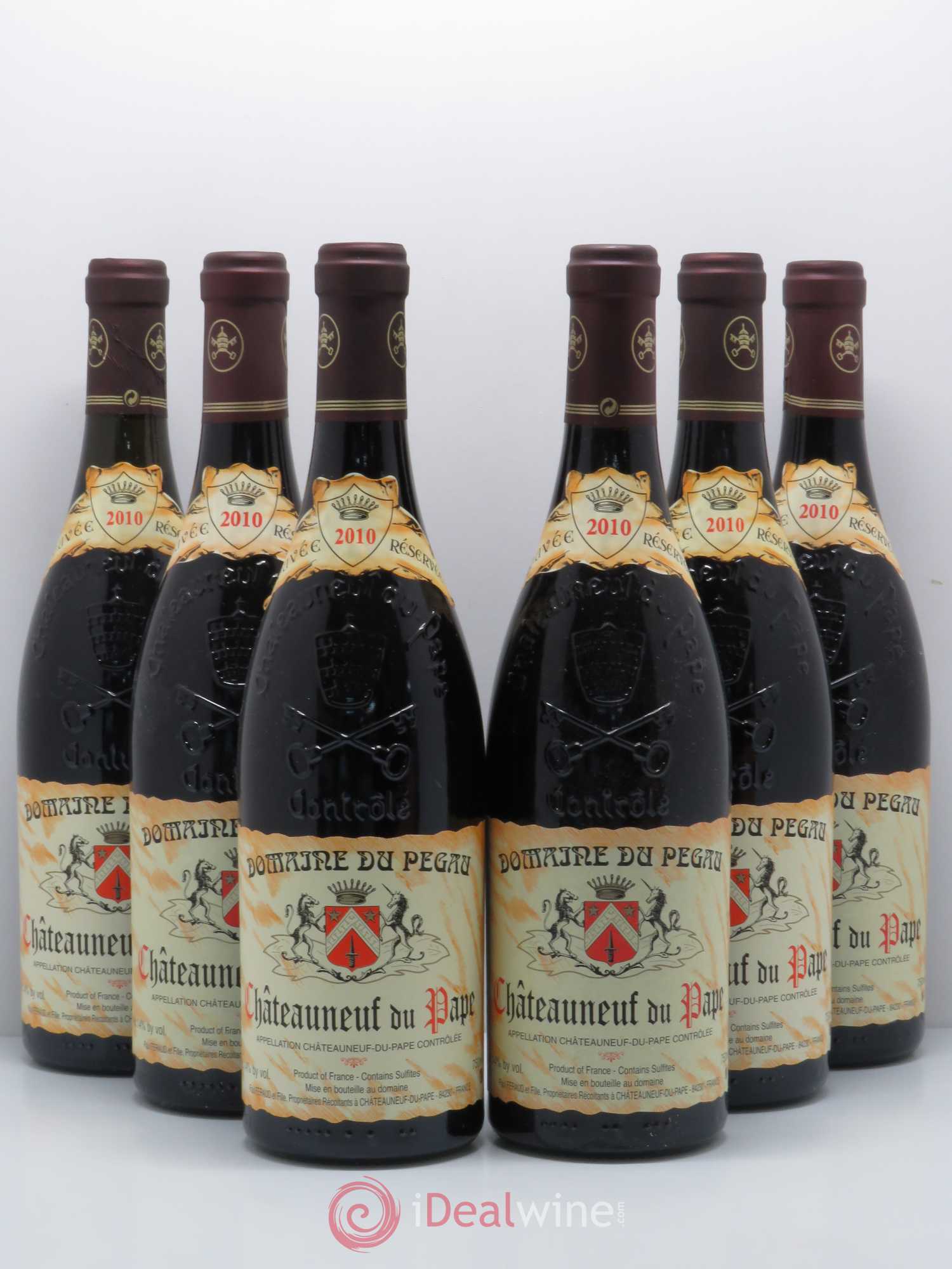 Châteauneuf-du-Pape Domaine du Pégau Cuvée Réservée Paul et Laurence Féraud 2010 - Lot de 6 bouteilles - 0