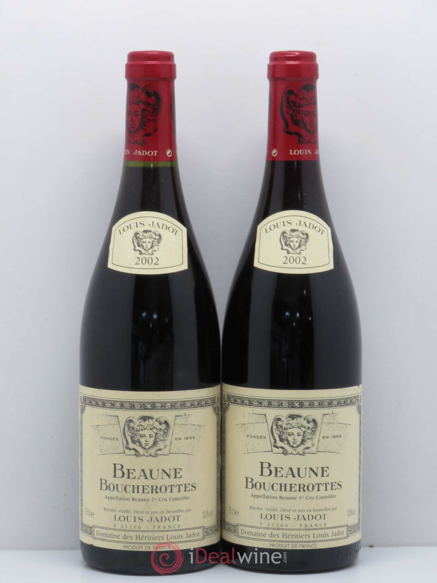 Beaune 1er Cru Jadot Les Boucherottes 2002 - Posten von 2 Flaschen - 0