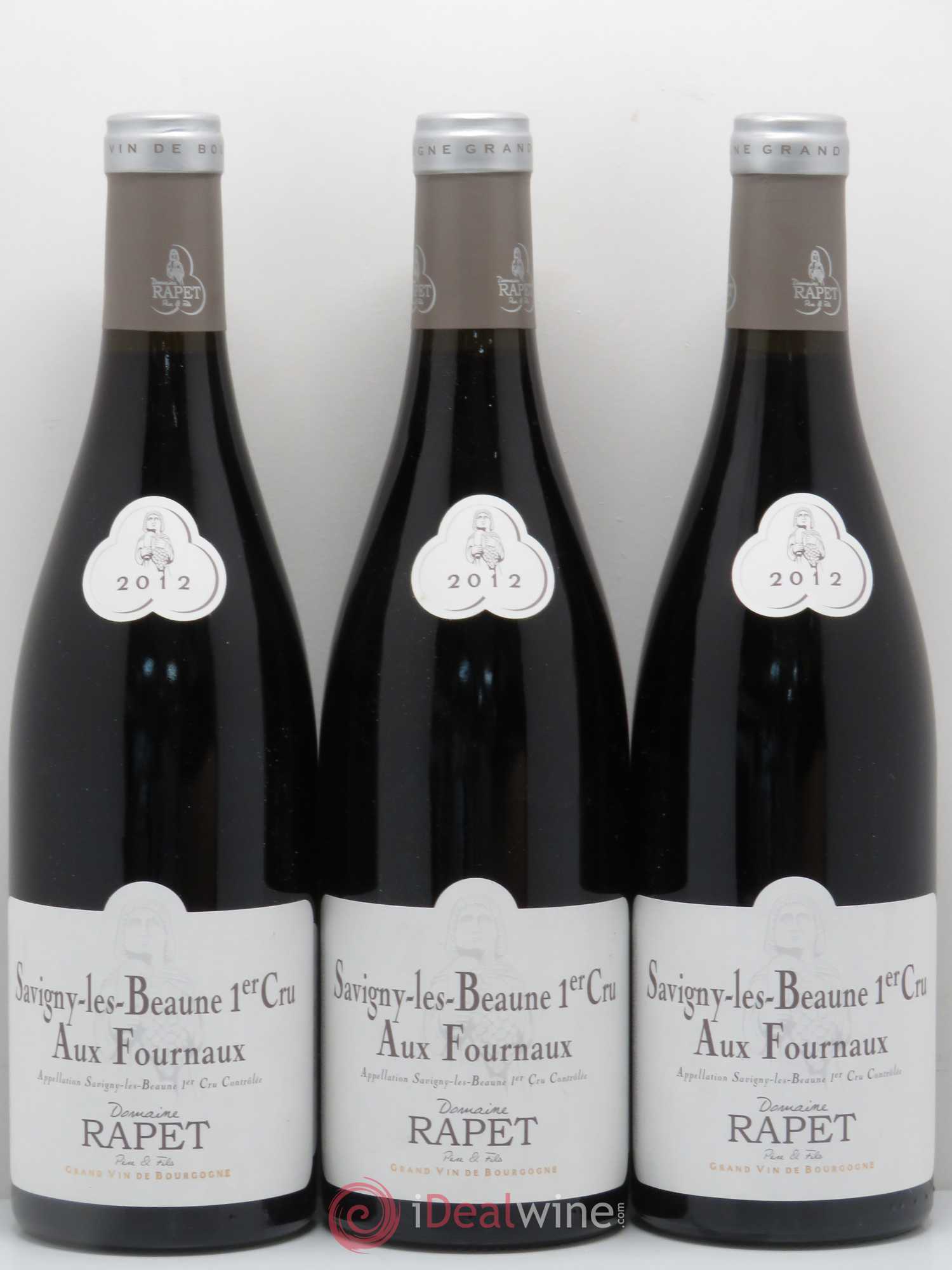 Savigny-lès-Beaune 1er Cru Domaine Rapet Aux Fourneaux 2012 - Posten von 3 Flaschen - 0