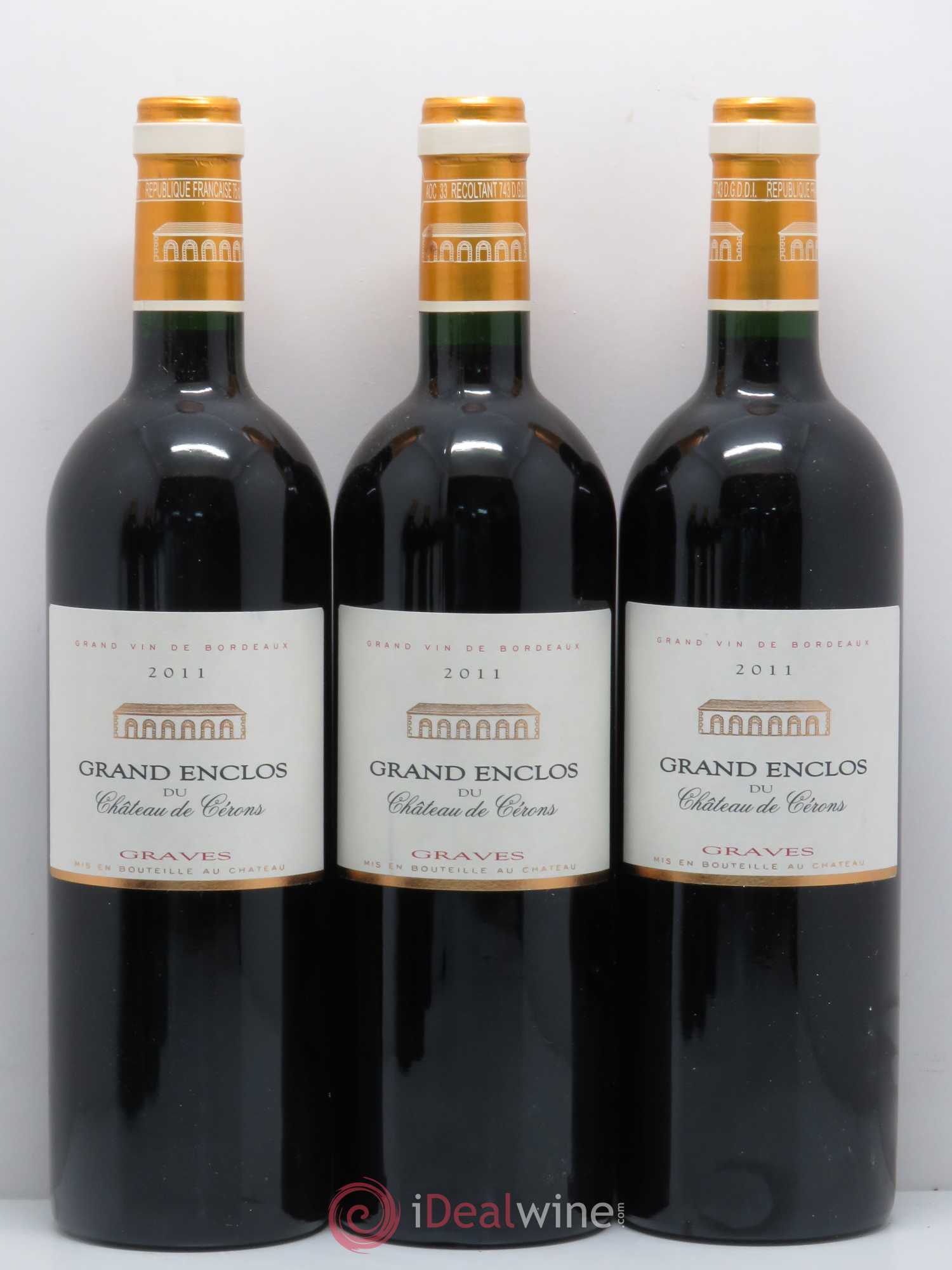 Cérons Grand Enclos 2011 - Lotto di 6 bottiglie - 1