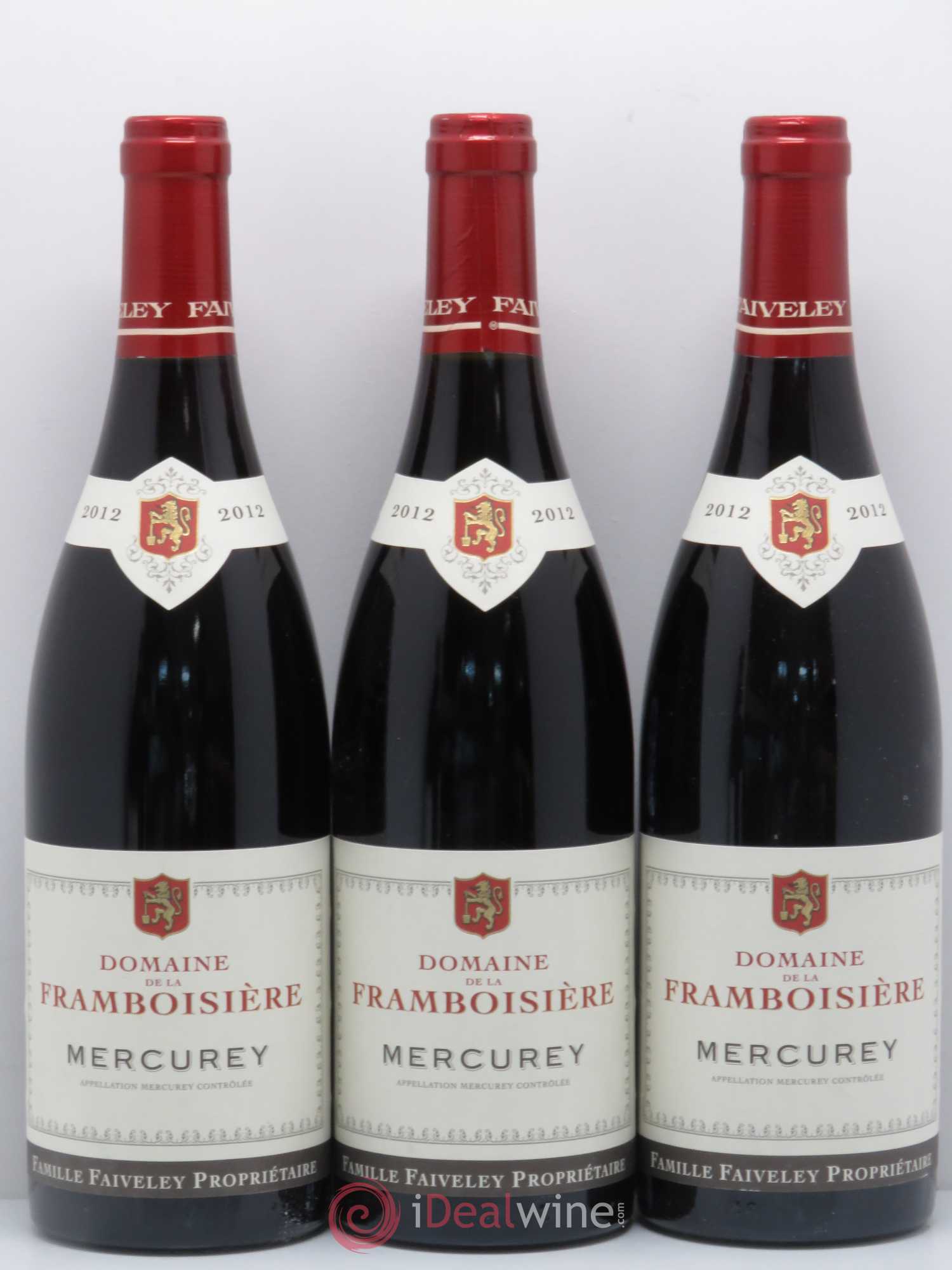 Mercurey Faiveley Framboisiere 2012 - Posten von 6 Flaschen - 2
