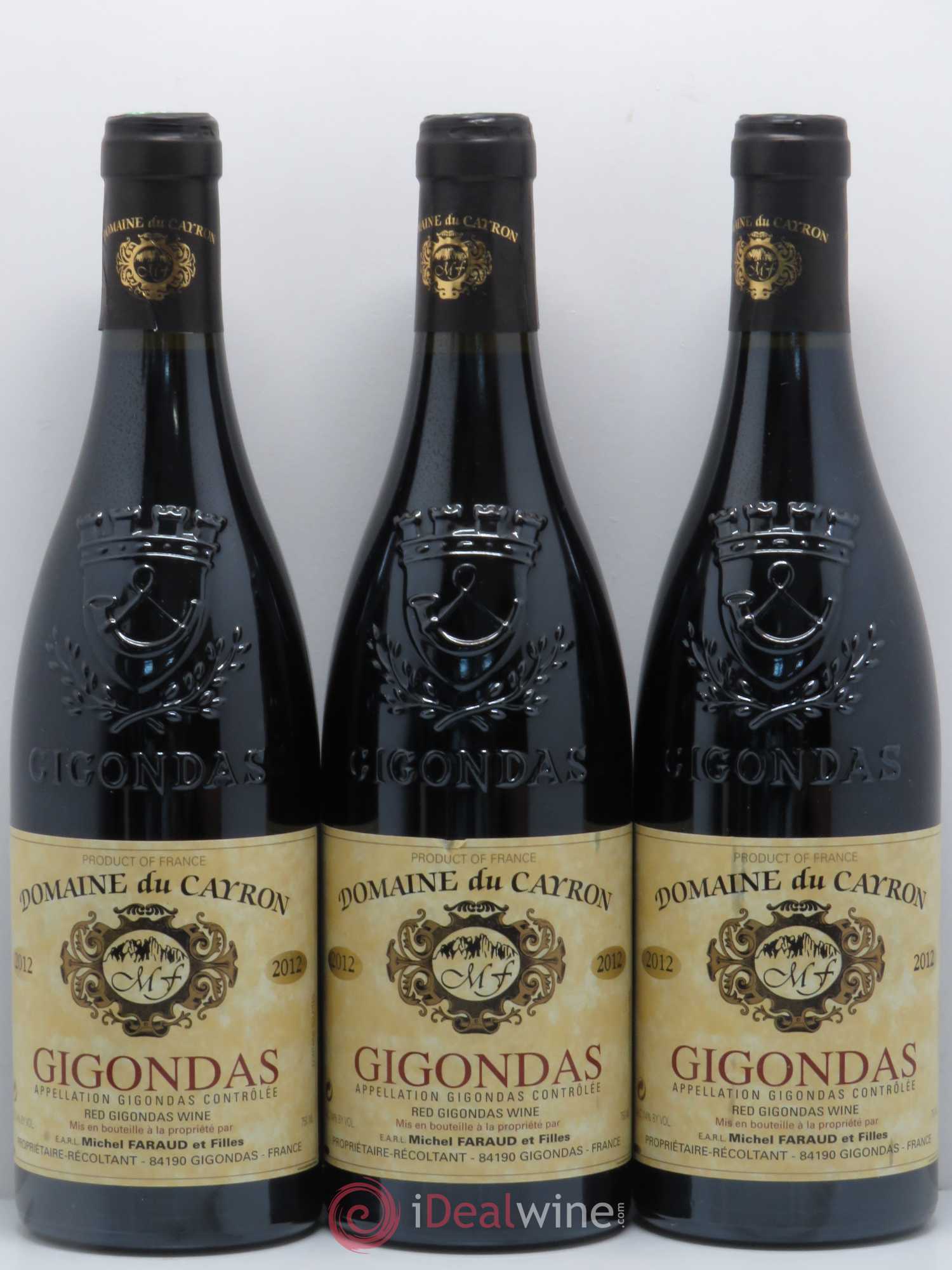 Gigondas Domaine Du Cayron 2012 - Lot de 6 bouteilles - 1
