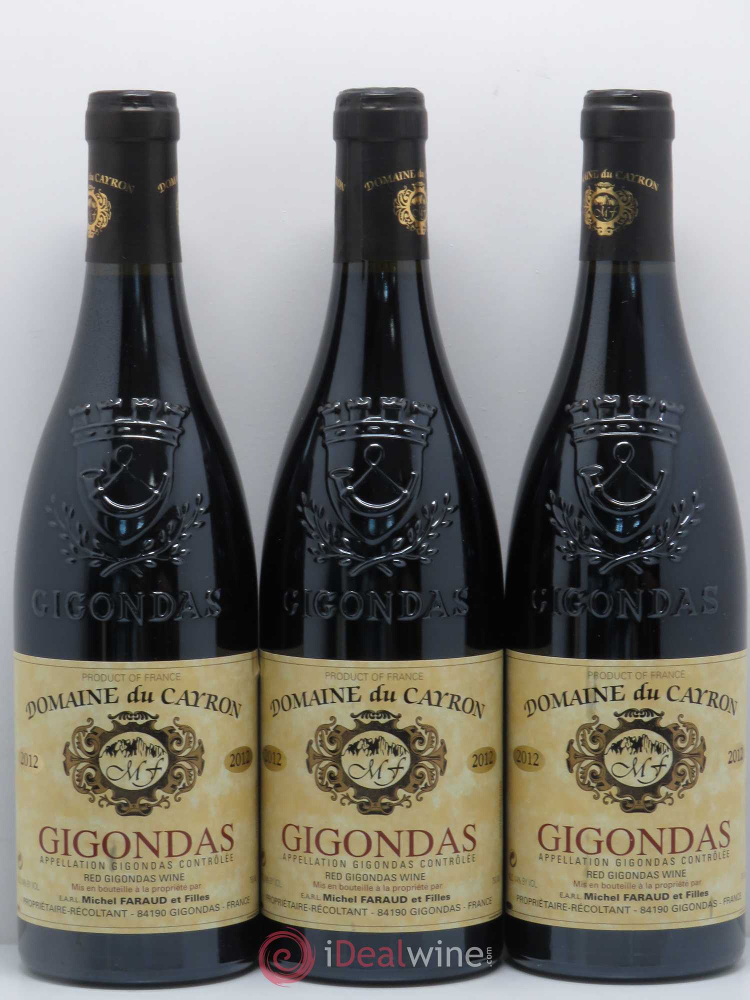 Gigondas Domaine Du Cayron 2012 - Lot de 6 bouteilles - 2