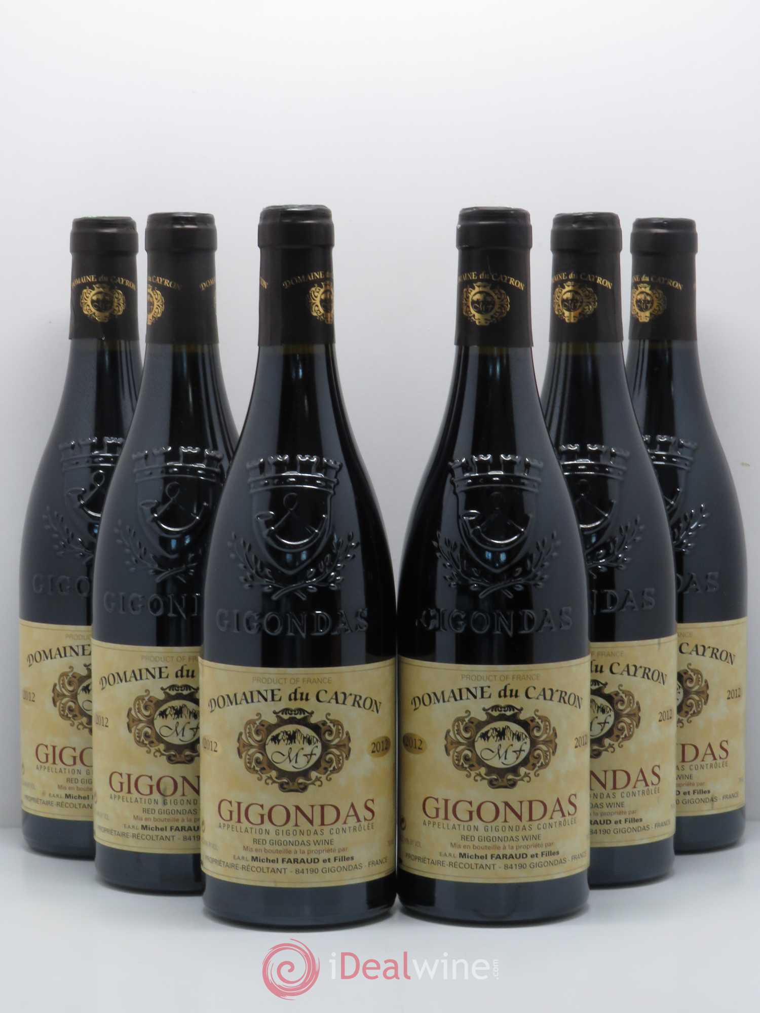 Gigondas Domaine Du Cayron 2012 - Lot de 6 bouteilles - 0