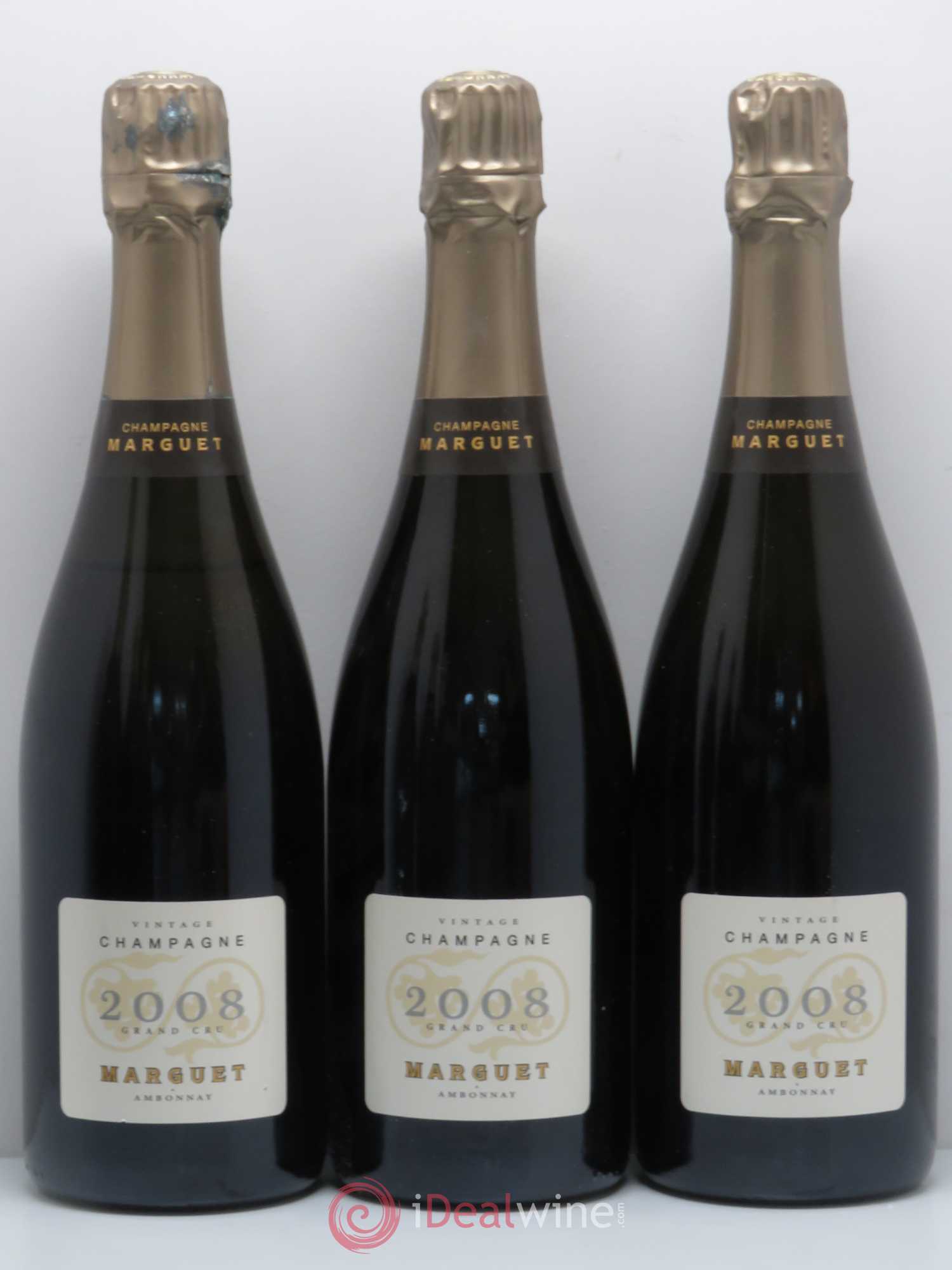 Champagne Marguet Amboniacus Grand Cru 2008 - Posten von 6 Flaschen - 1