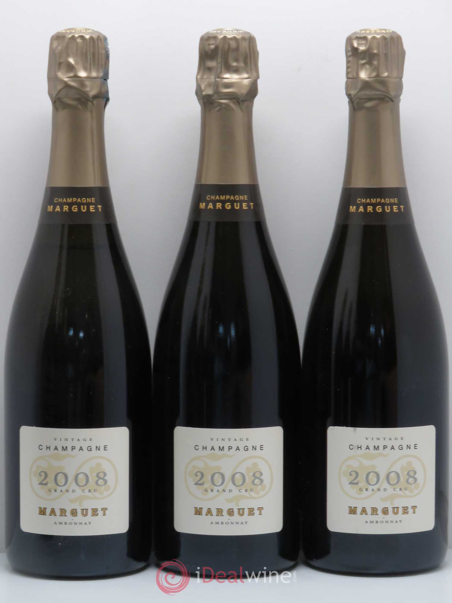 Champagne Marguet Amboniacus Grand Cru 2008 - Posten von 6 Flaschen - 1