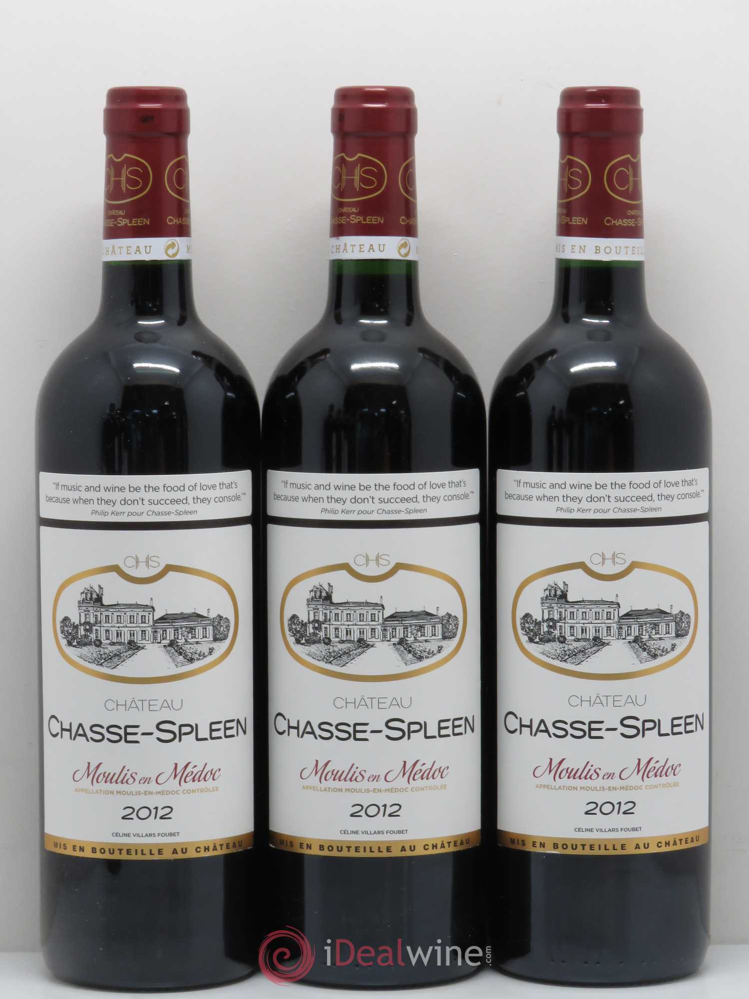 Château Chasse Spleen 2012 - Lot de 6 bouteilles - 2