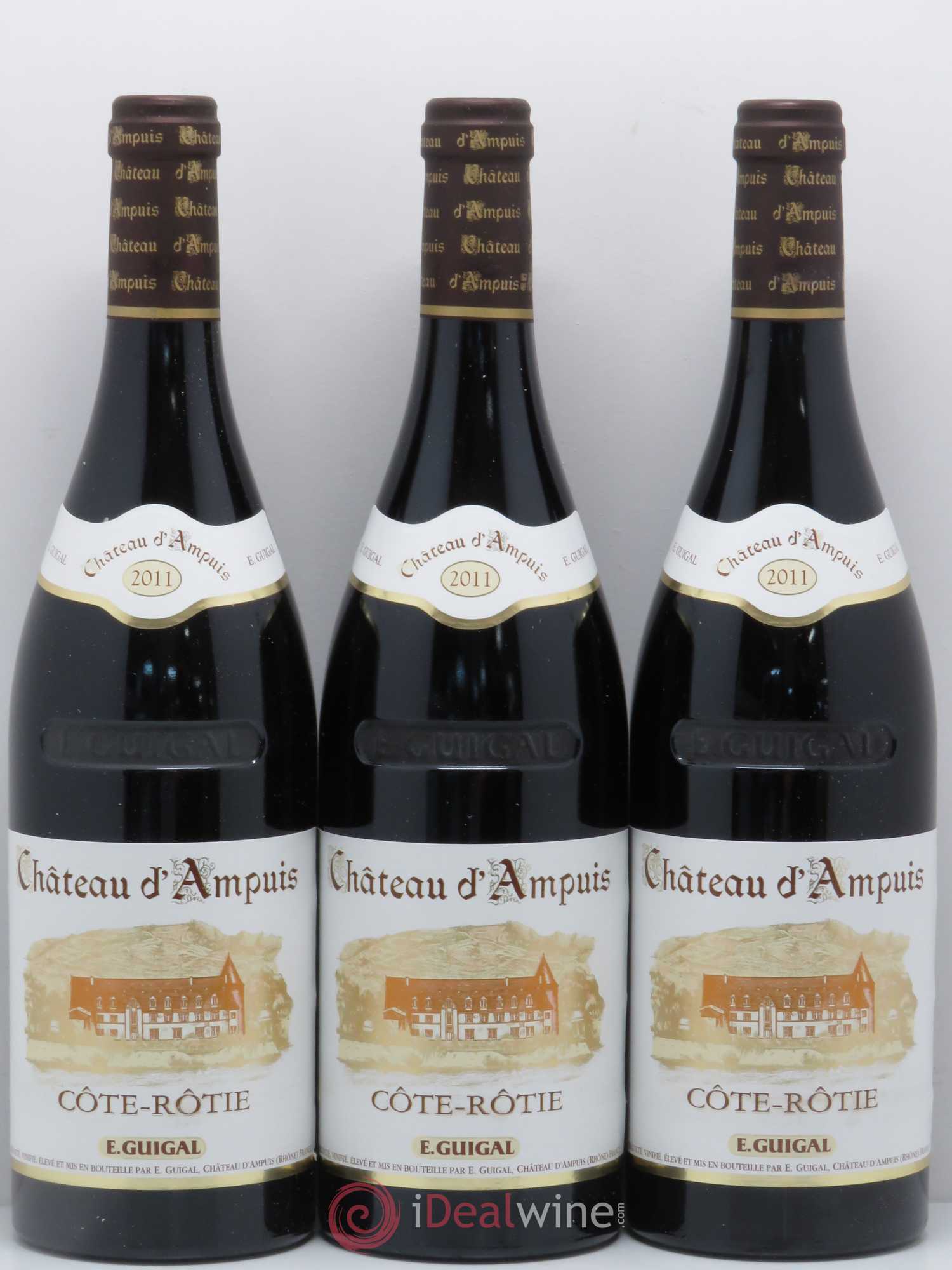 Côte-Rôtie Château d'Ampuis Guigal 2011 - Lot de 3 bouteilles - 0