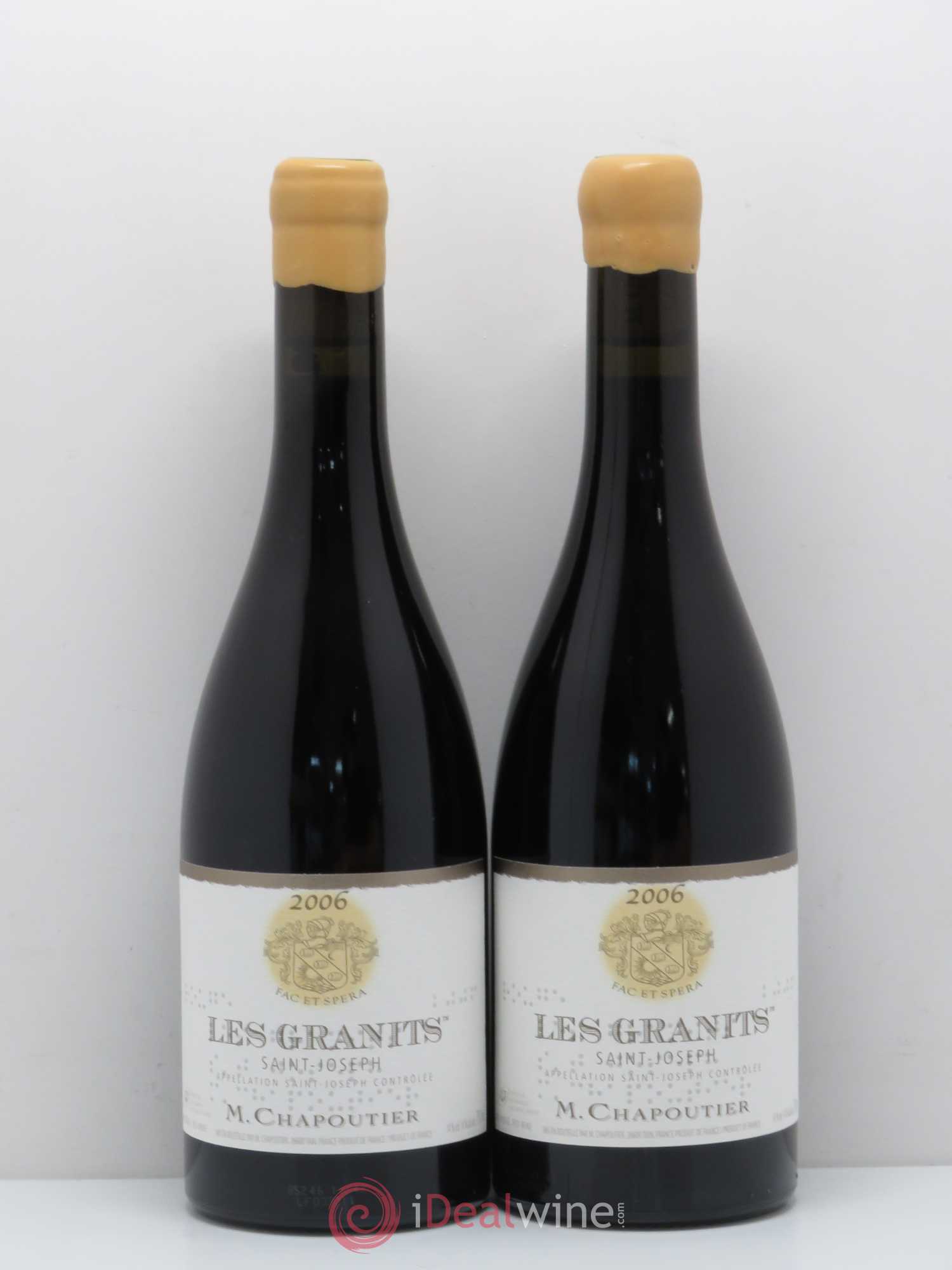 Saint-Joseph Les Granits Chapoutier 2006 - Lot de 2 bouteilles - 0
