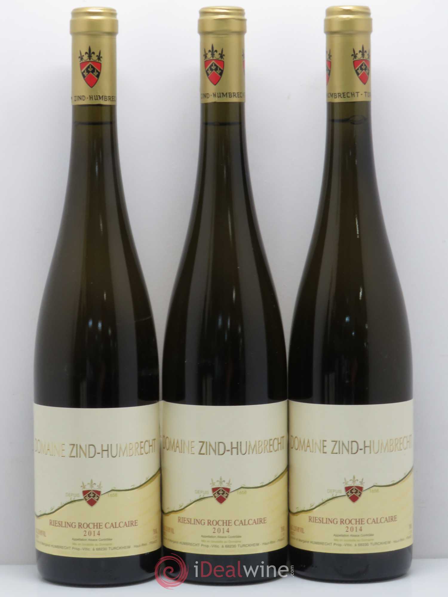 Alsace Riesling Roche Calcaire Zind-Humbrecht (Domaine) 2014 - Lot de 6 bouteilles - 1
