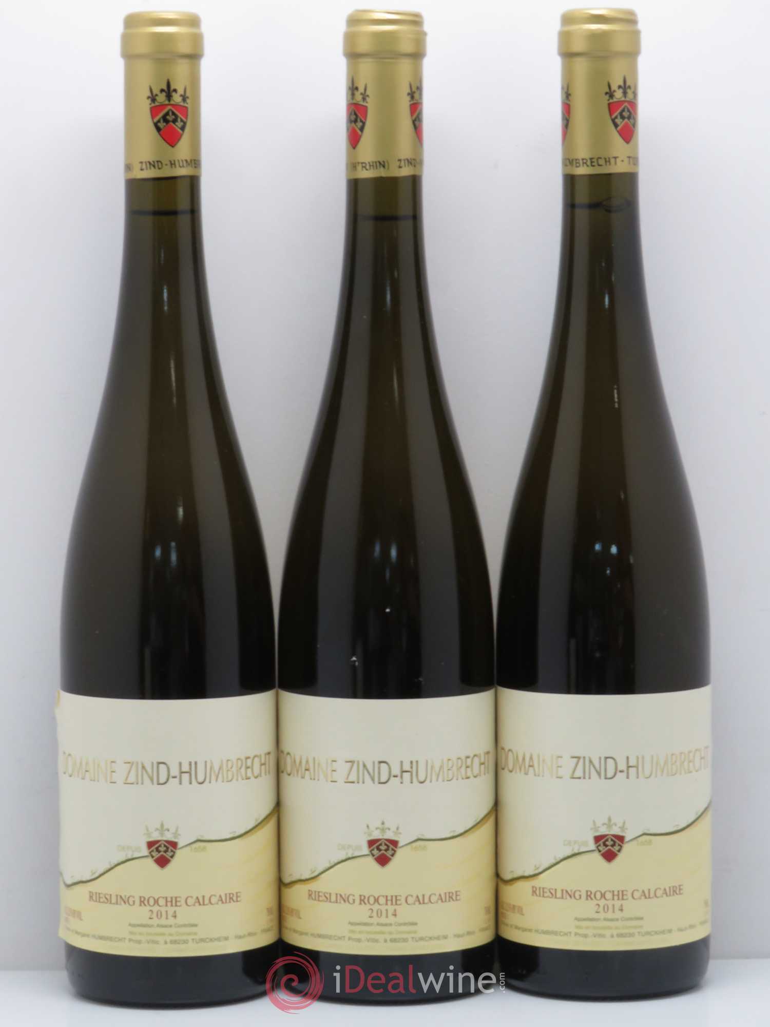 Alsace Riesling Roche Calcaire Zind-Humbrecht (Domaine) 2014 - Lot de 6 bouteilles - 2
