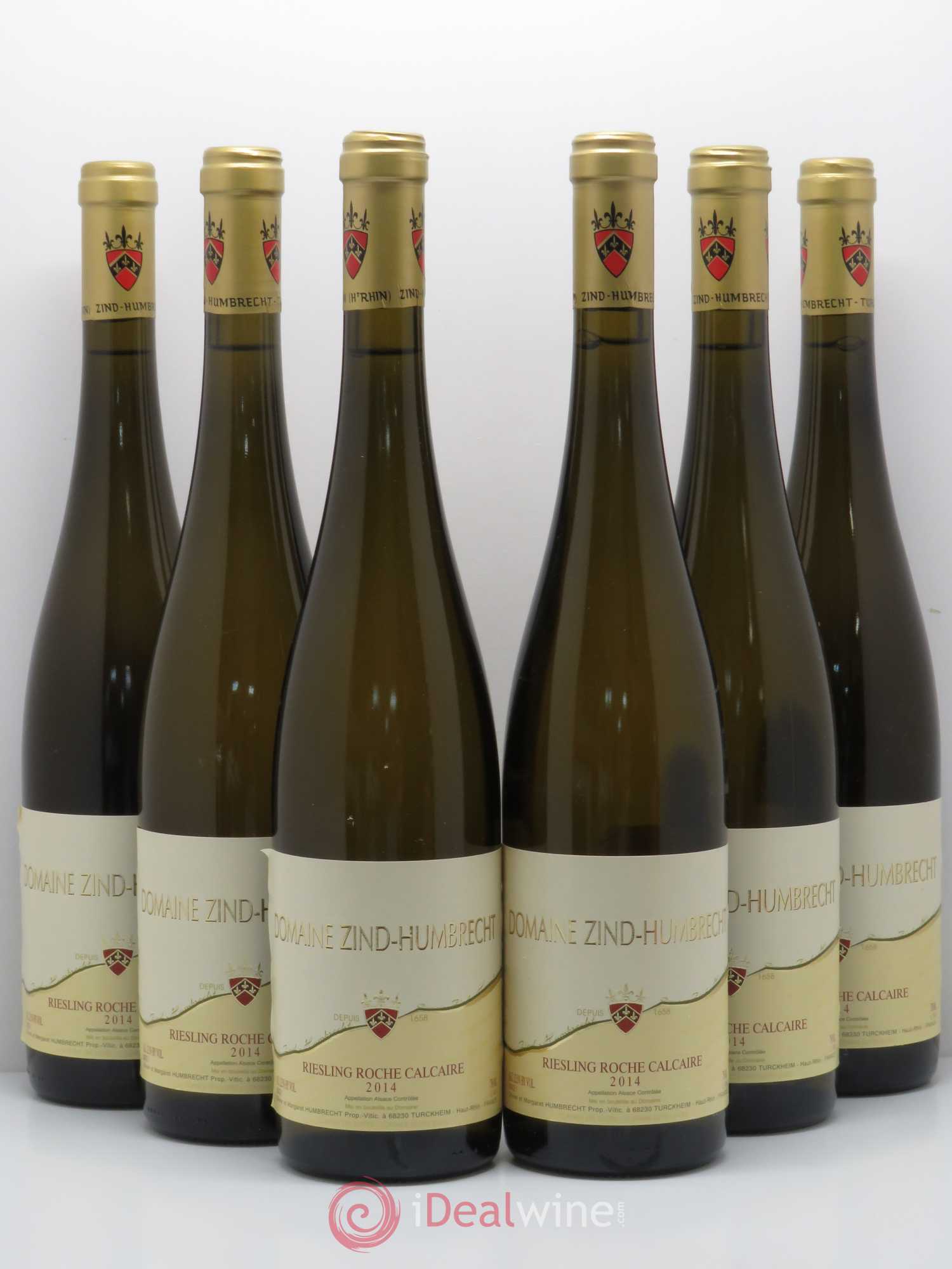 Alsace Riesling Roche Calcaire Zind-Humbrecht (Domaine) 2014 - Lot de 6 bouteilles - 0