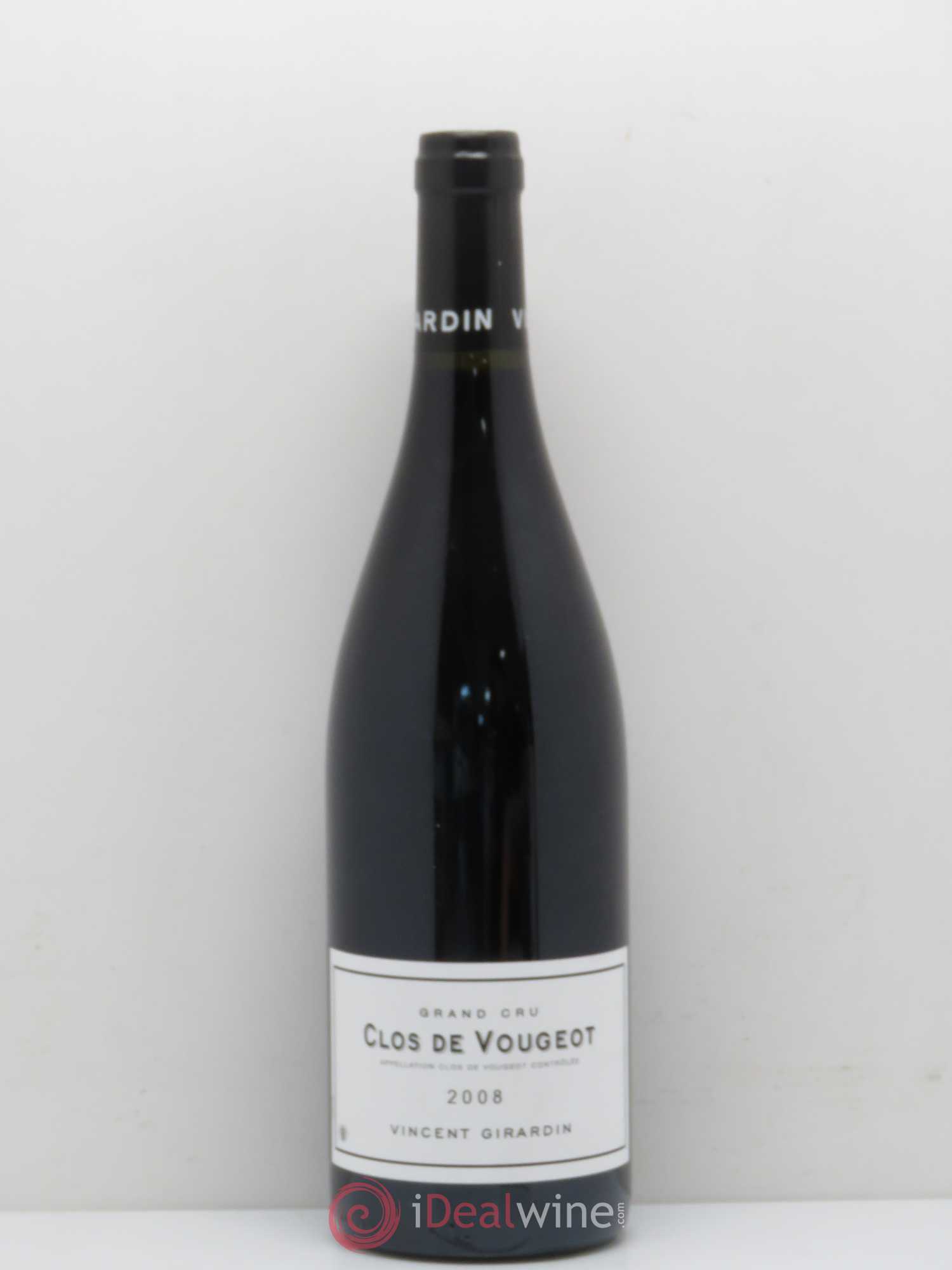 Clos de Vougeot Grand Cru Vincent Girardin 2008 - Lot de 1 bouteille - 0