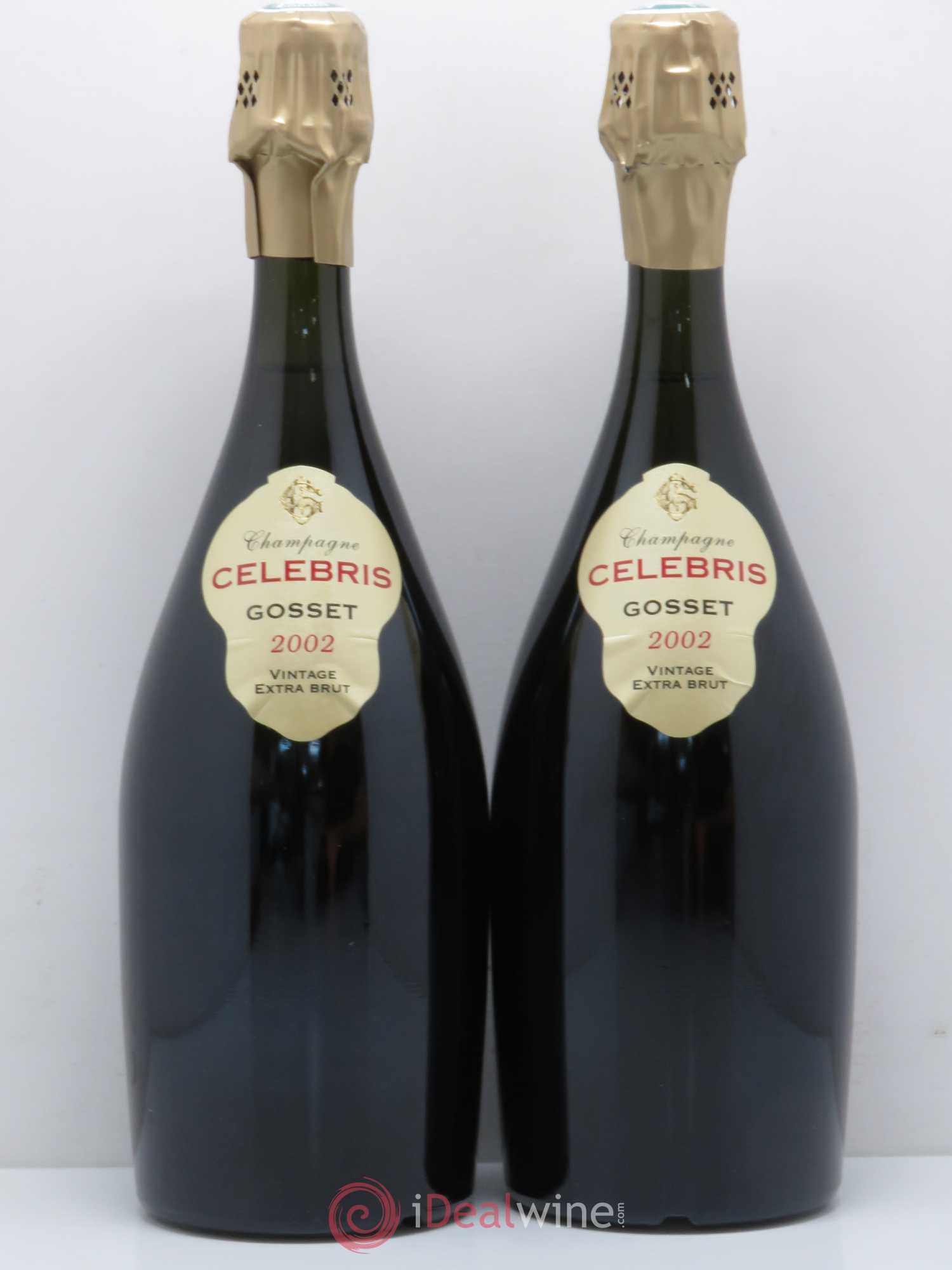 Champagne Gosset Célebris 2002 - Posten von 2 Flaschen - 0