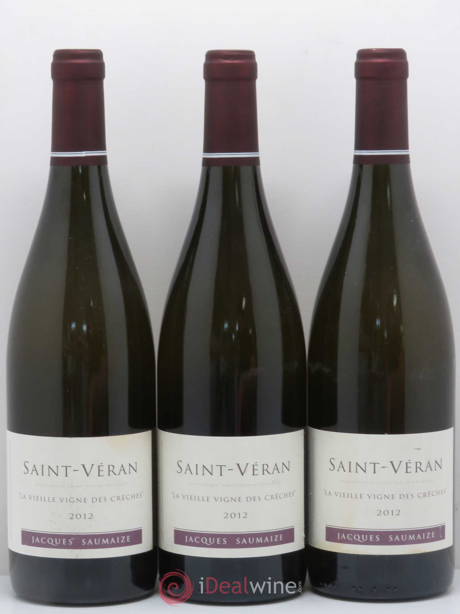 Saint-Véran La vieille vigne des crèches Jacques et Nathalie Saumaize 2012 - Lot de 6 bouteilles - 2