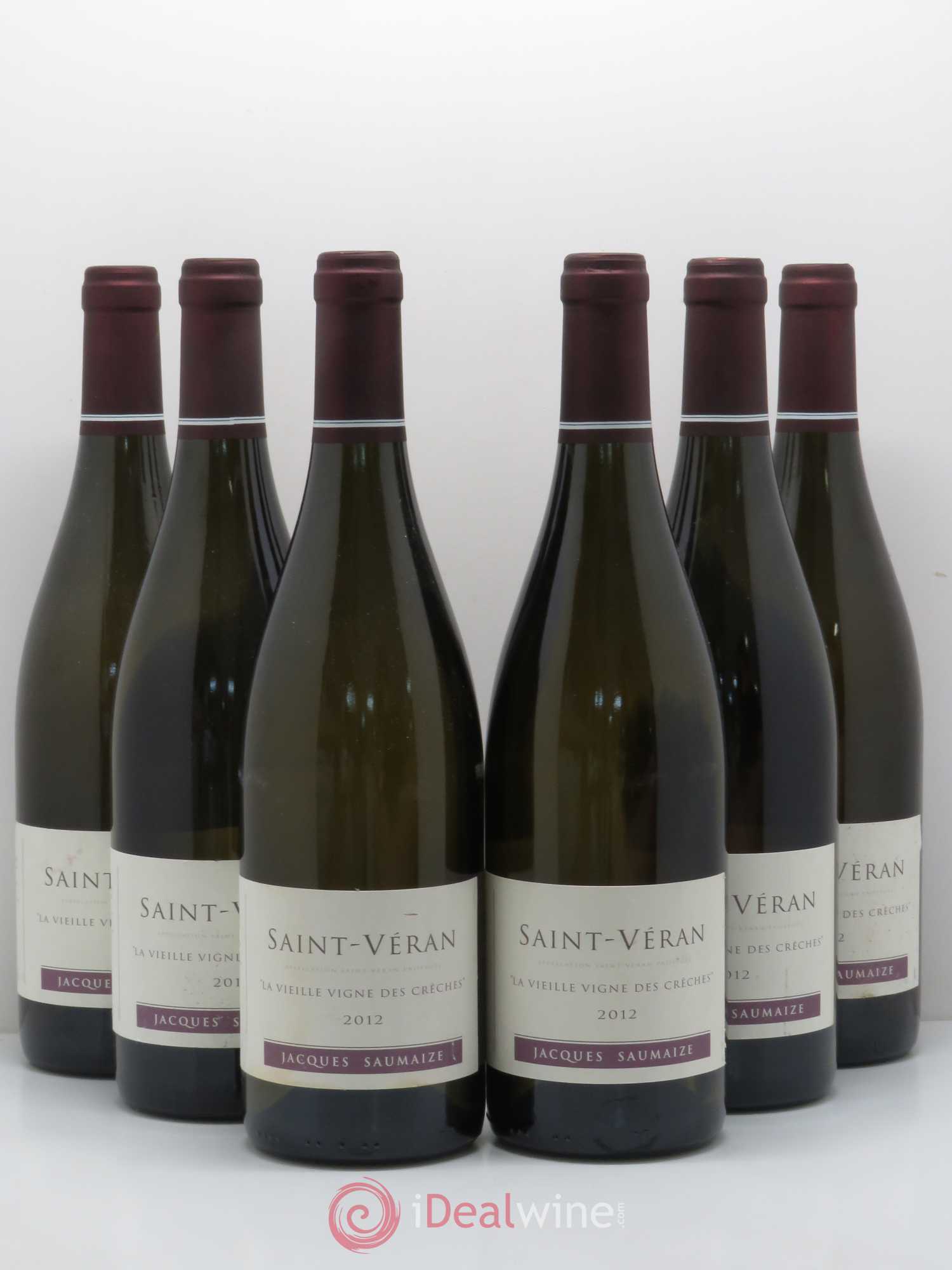 Saint-Véran La vieille vigne des crèches Jacques et Nathalie Saumaize 2012 - Lot de 6 bouteilles - 0